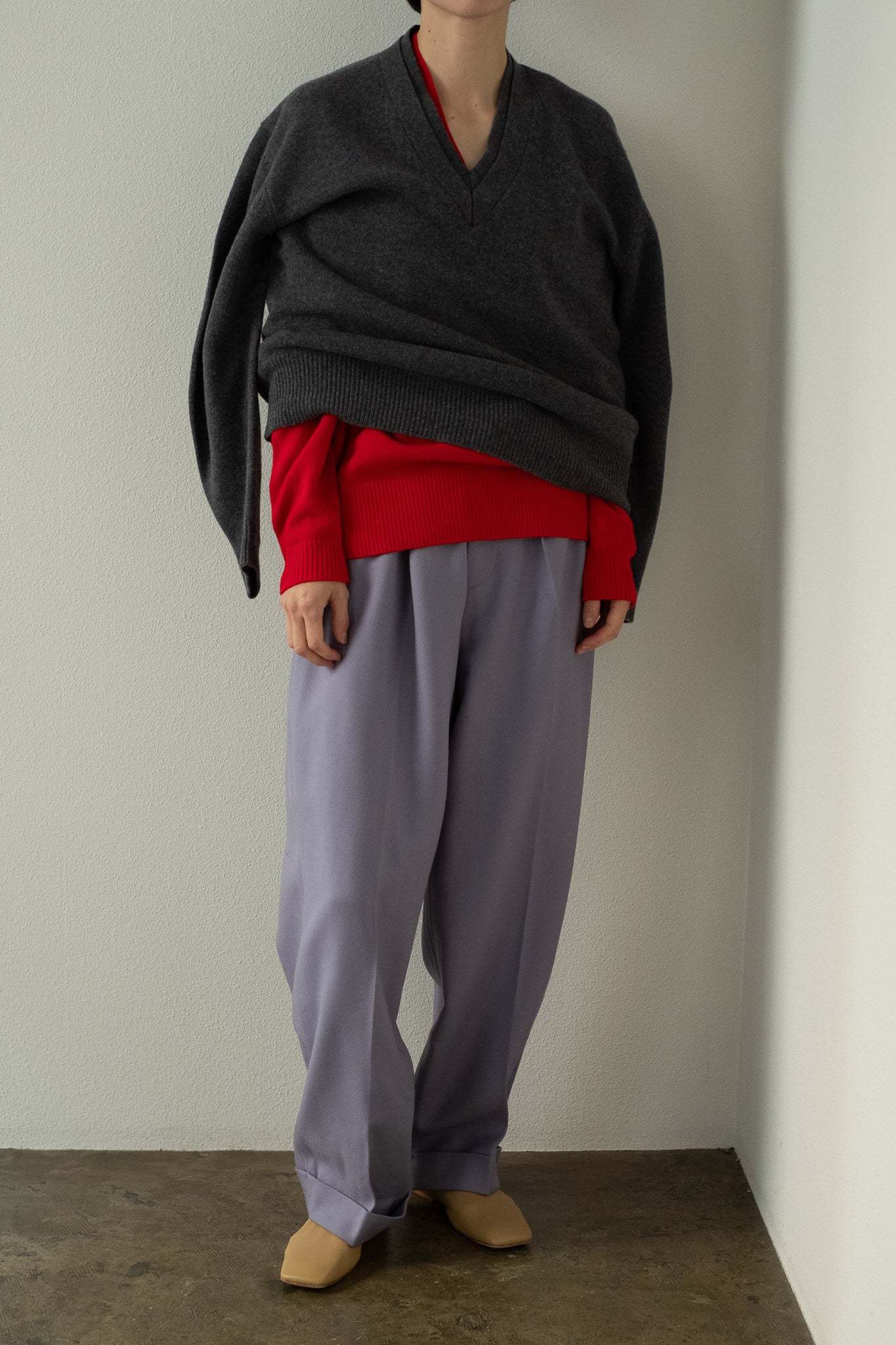 Wool Tapered Slacks(ls194P)