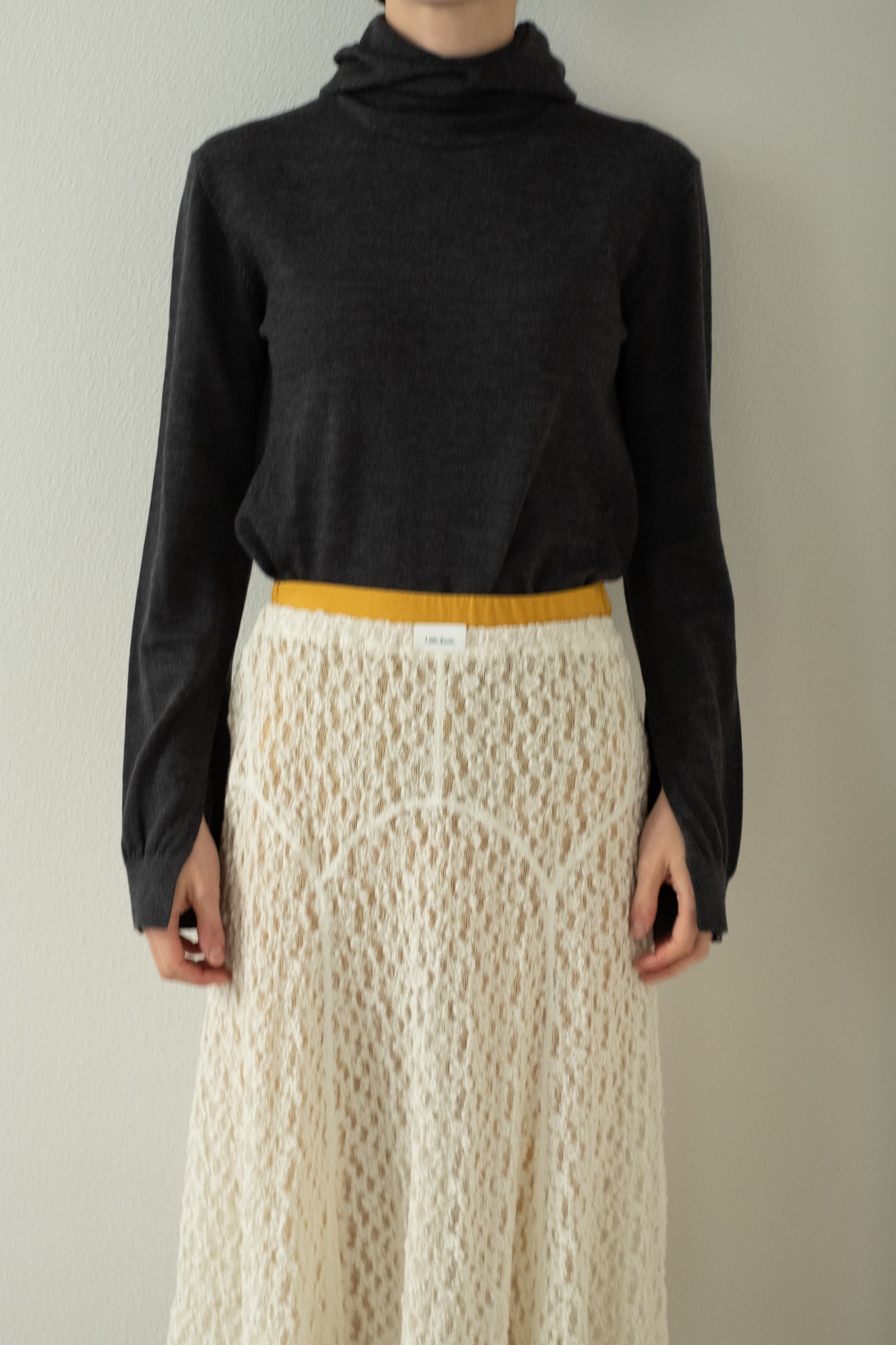 Extra Fine Merino Wool Hooded Knit(ls34399K)