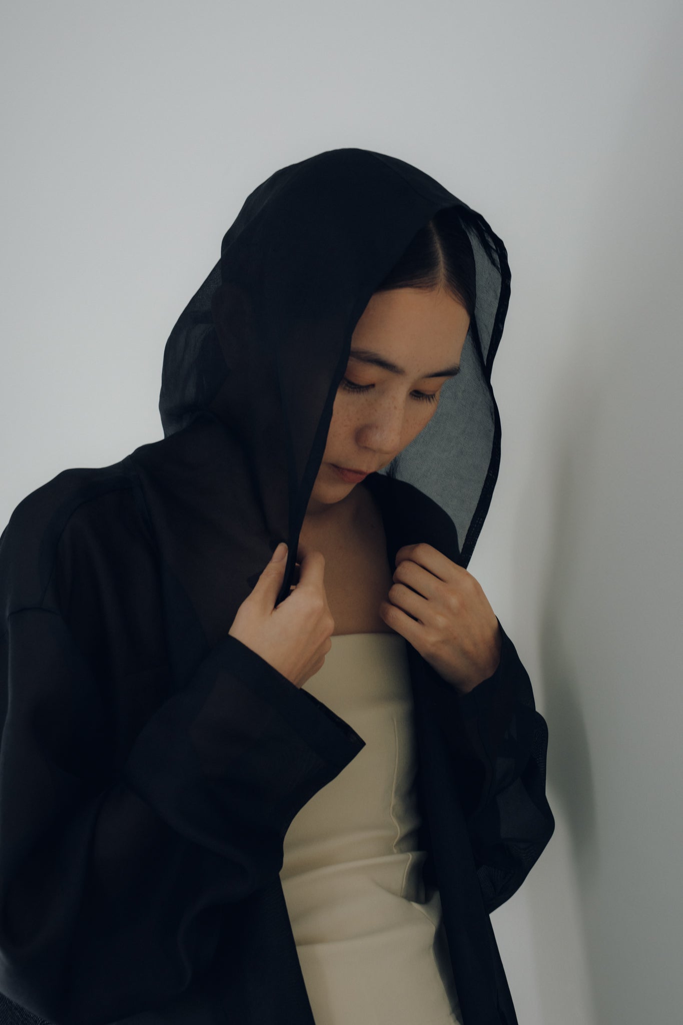 Recycle PL Mesh Hoodie Shirt (ls62589T)