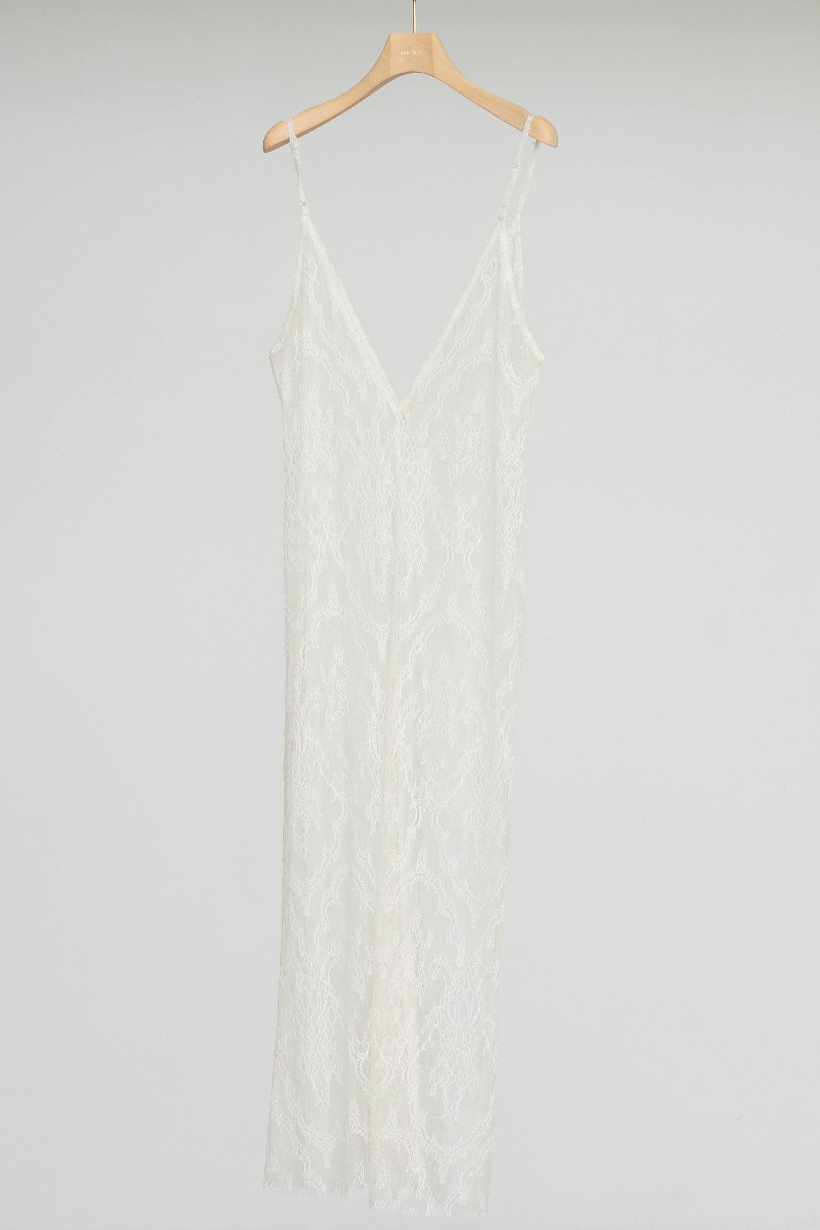 Lace Camisole Slit Dress (ls54541D)