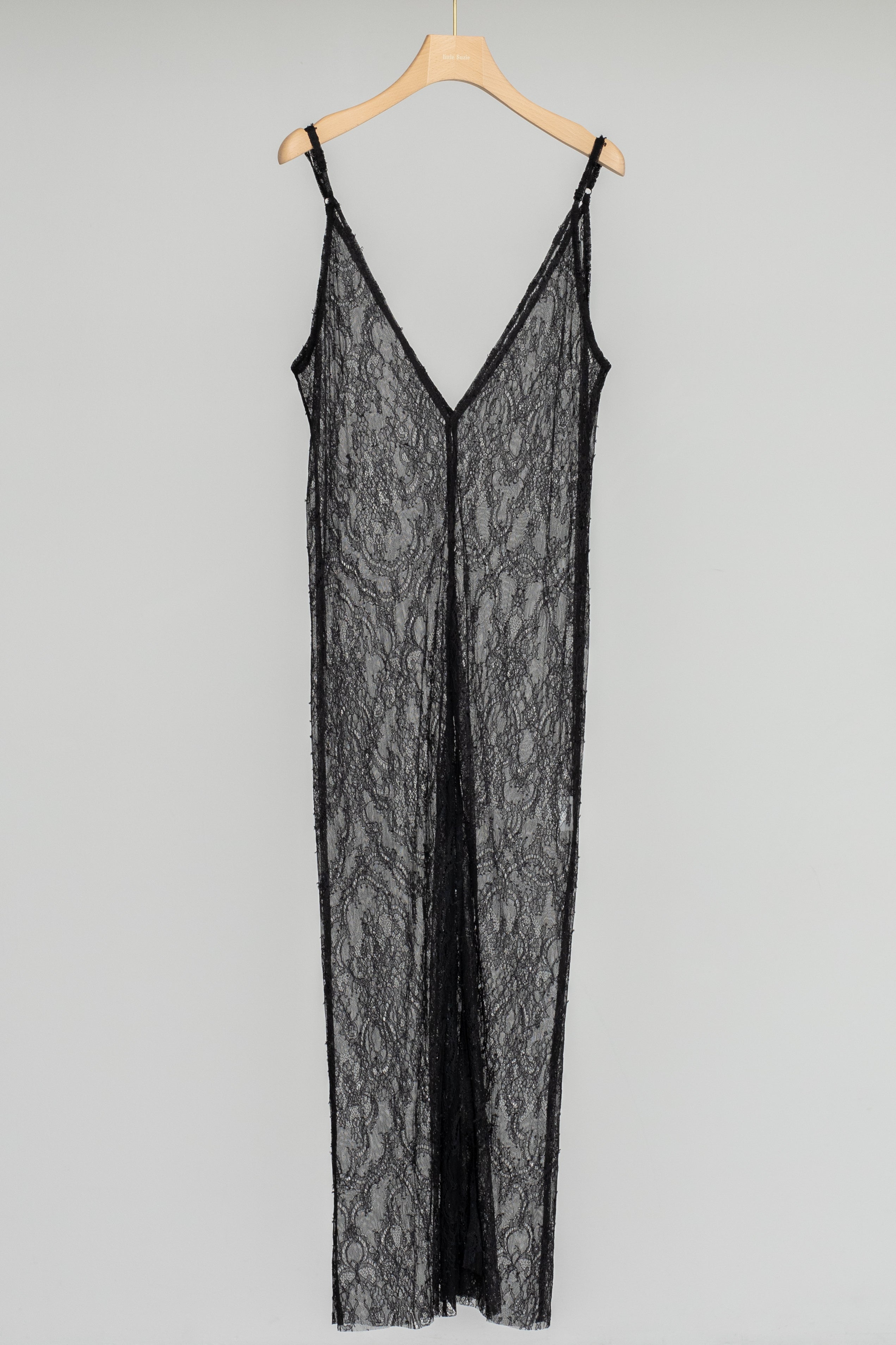 Lace Camisole Slit Dress (ls54541D)