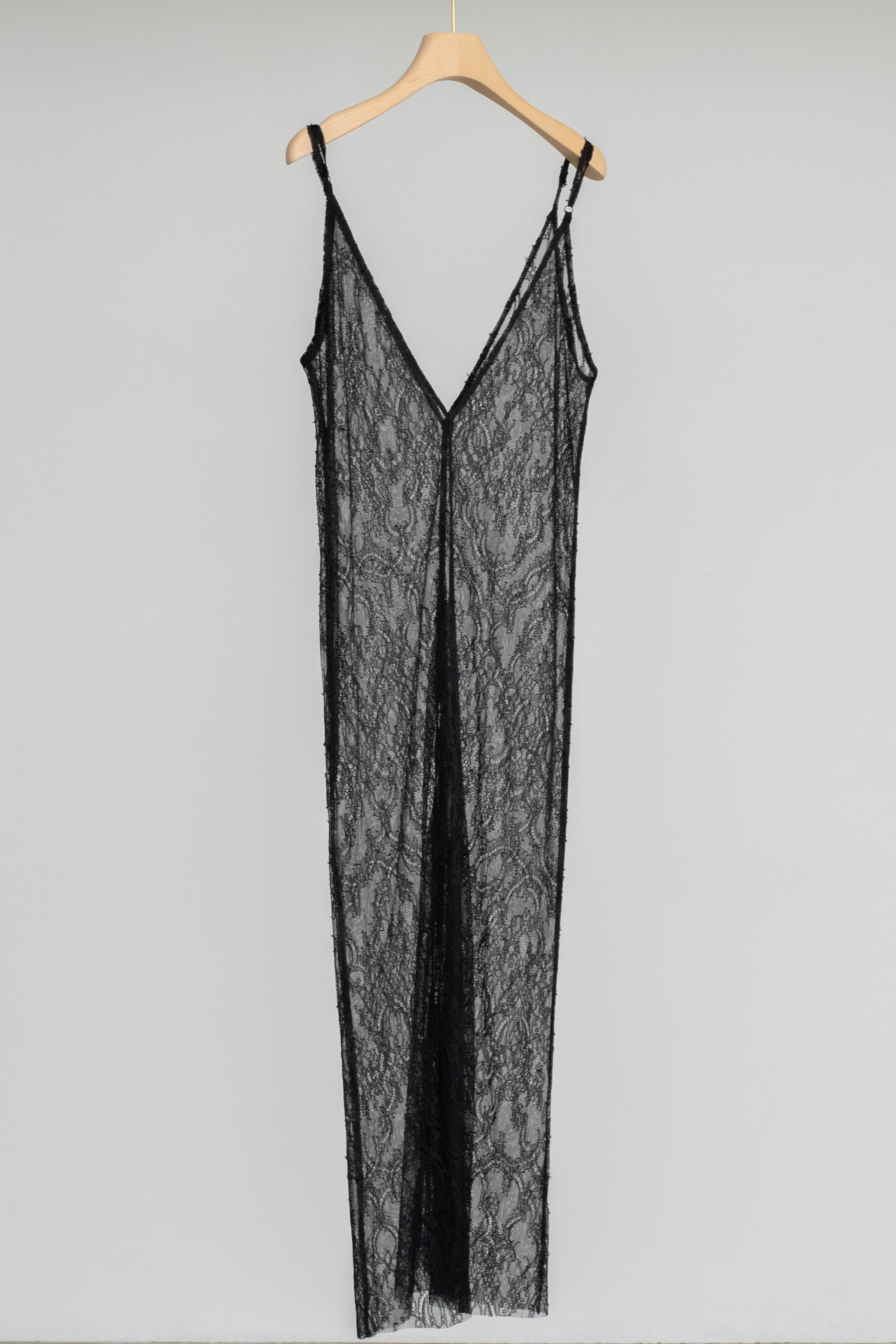 Lace Camisole Slit Dress (ls54541D)