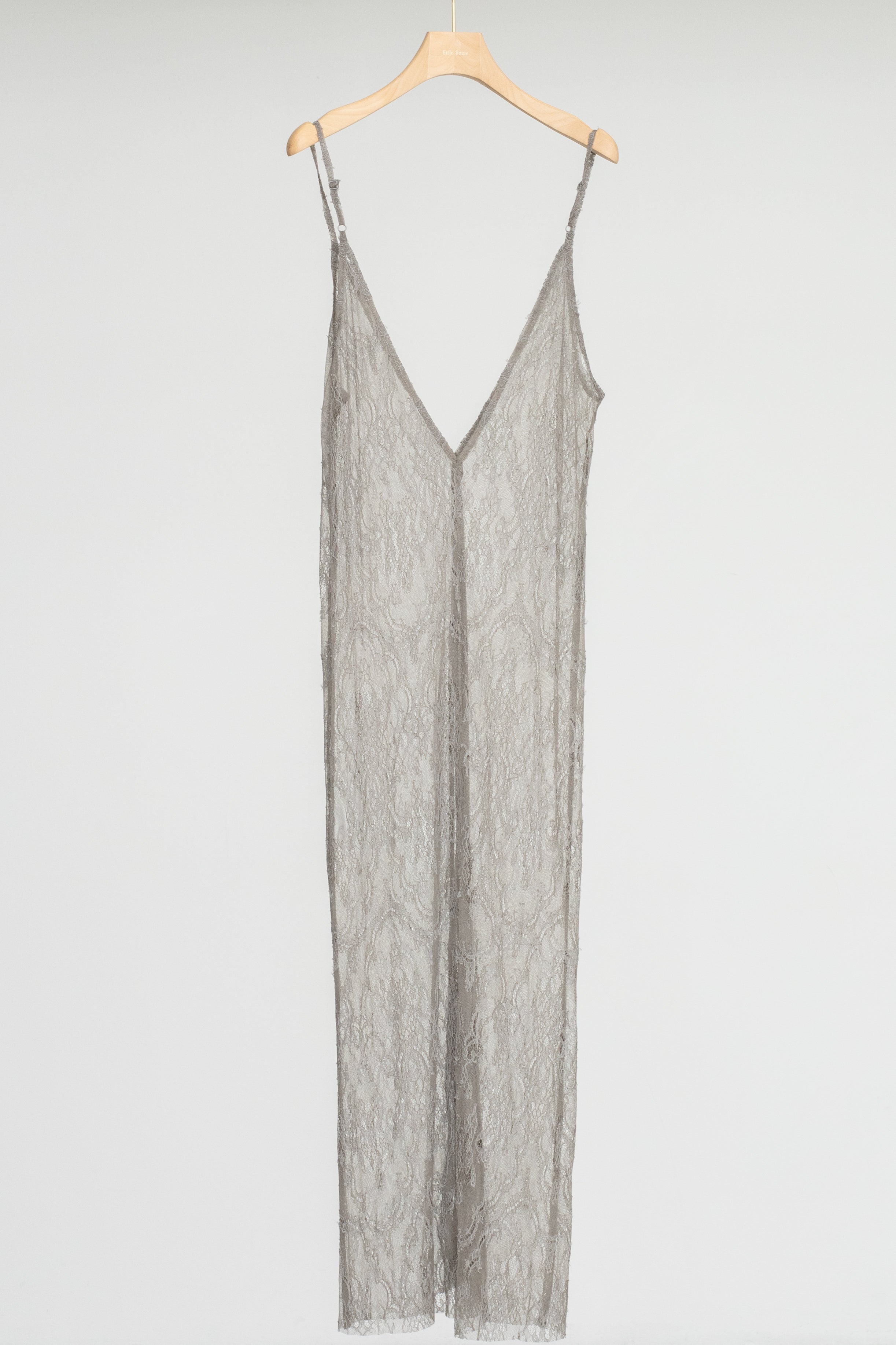 Lace Camisole Slit Dress (ls54541D)