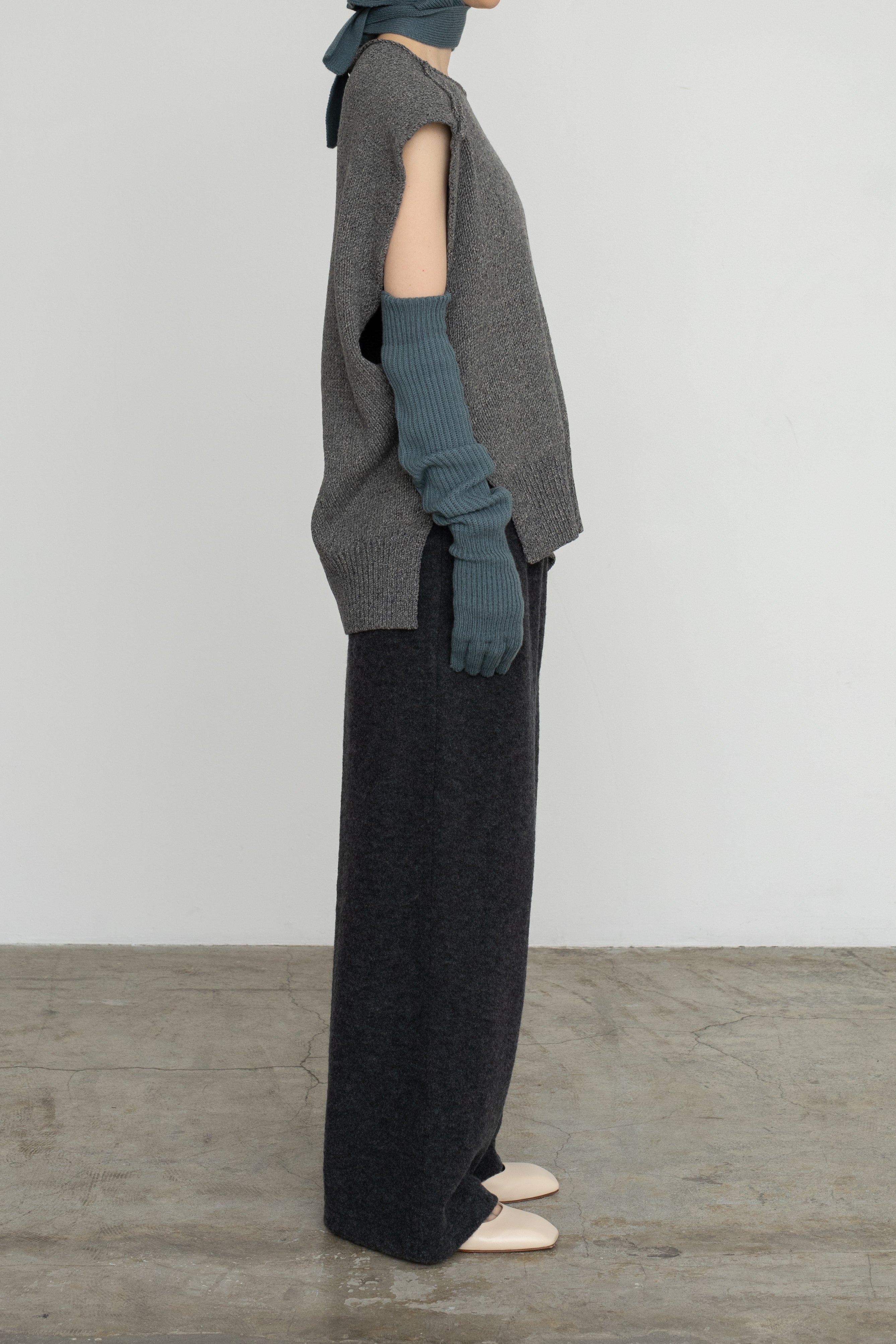 Wool Boucle Pajama Pants (ls54555P)