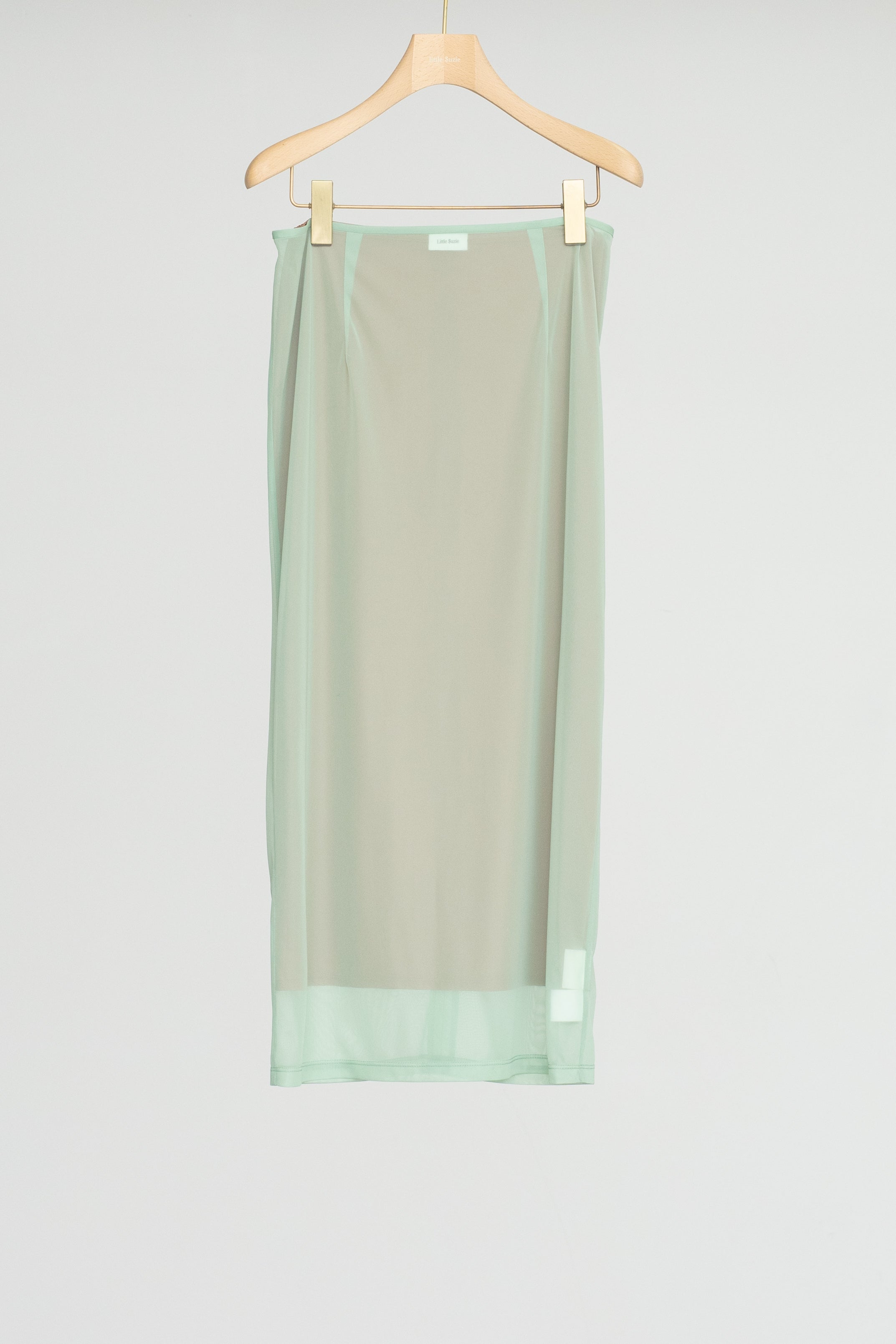Sheer Tricot Skirt With Inner (ls54547S)