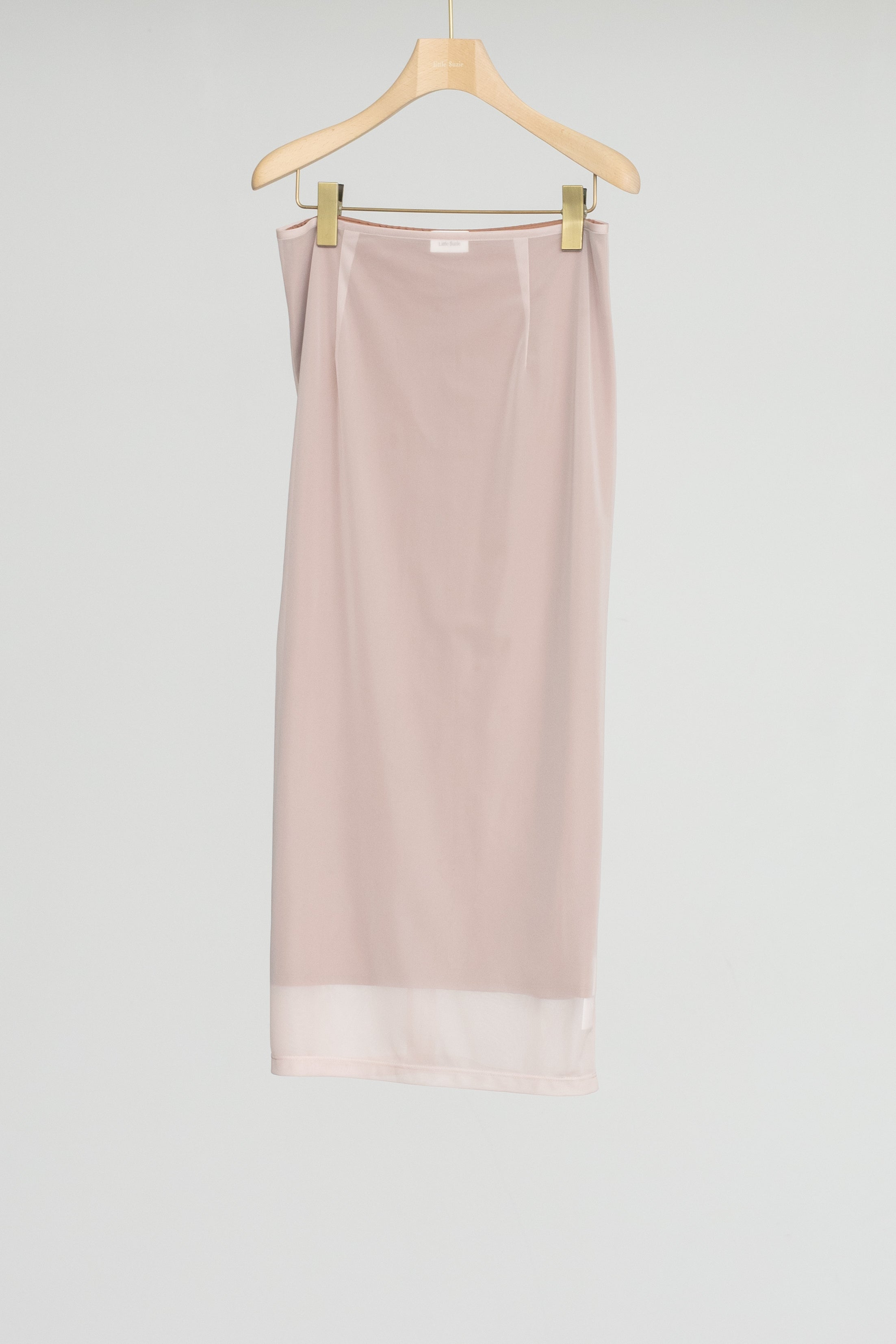 Sheer Tricot Skirt With Inner (ls54547S)