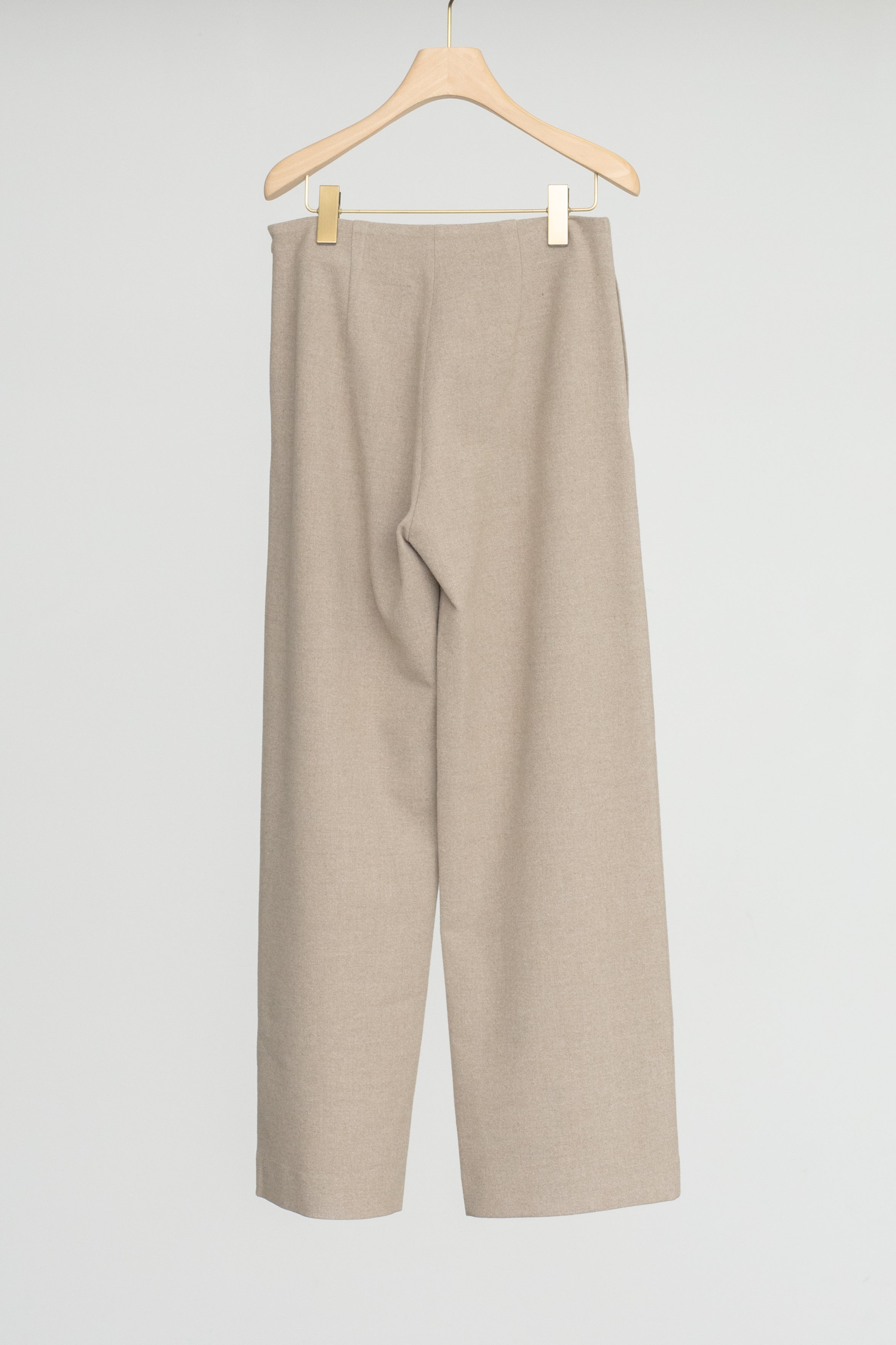 Velvet Peach TR Wide Straight Trousers (ls54550P)