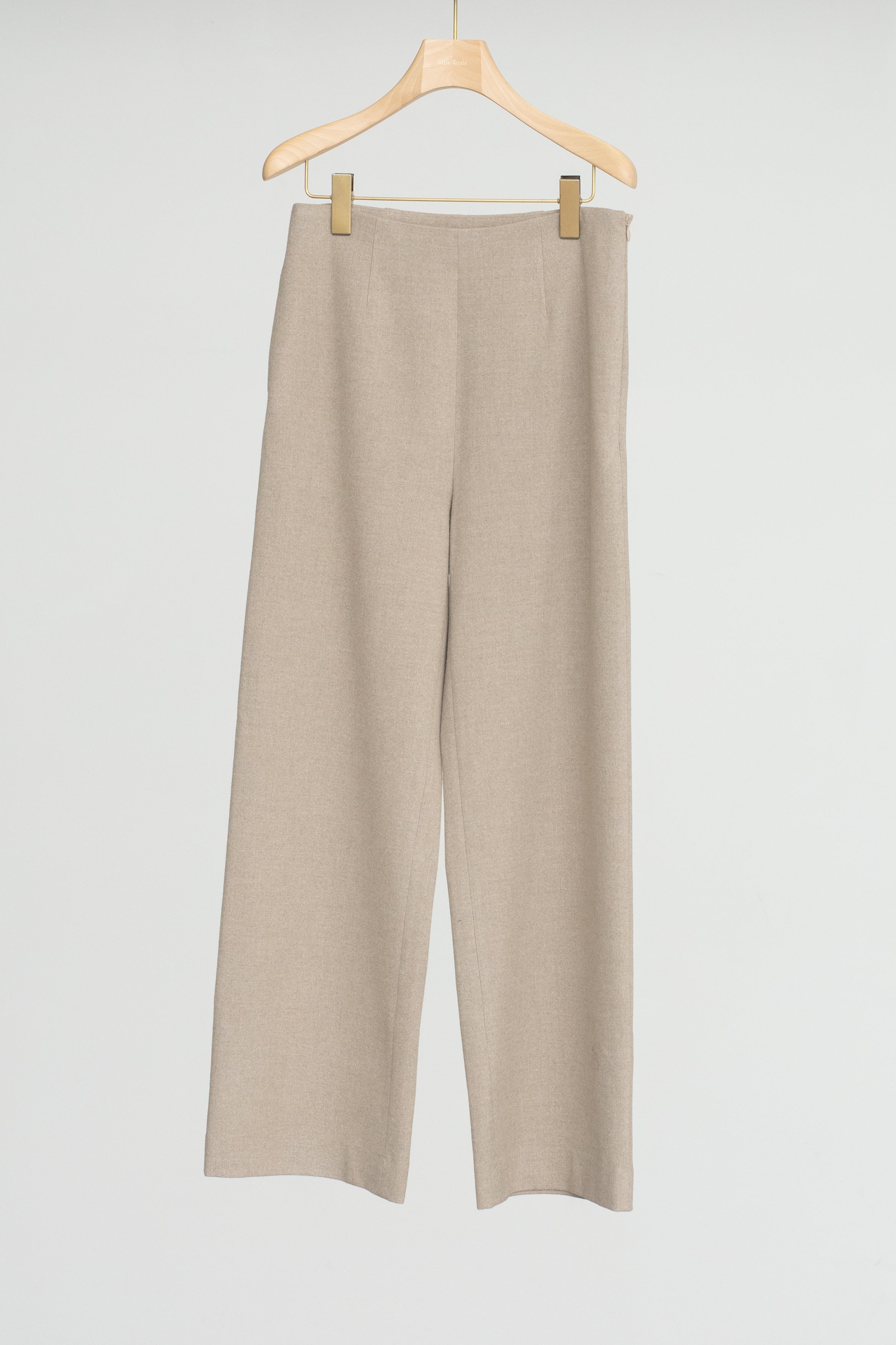 Velvet Peach TR Wide Straight Trousers (ls54550P)