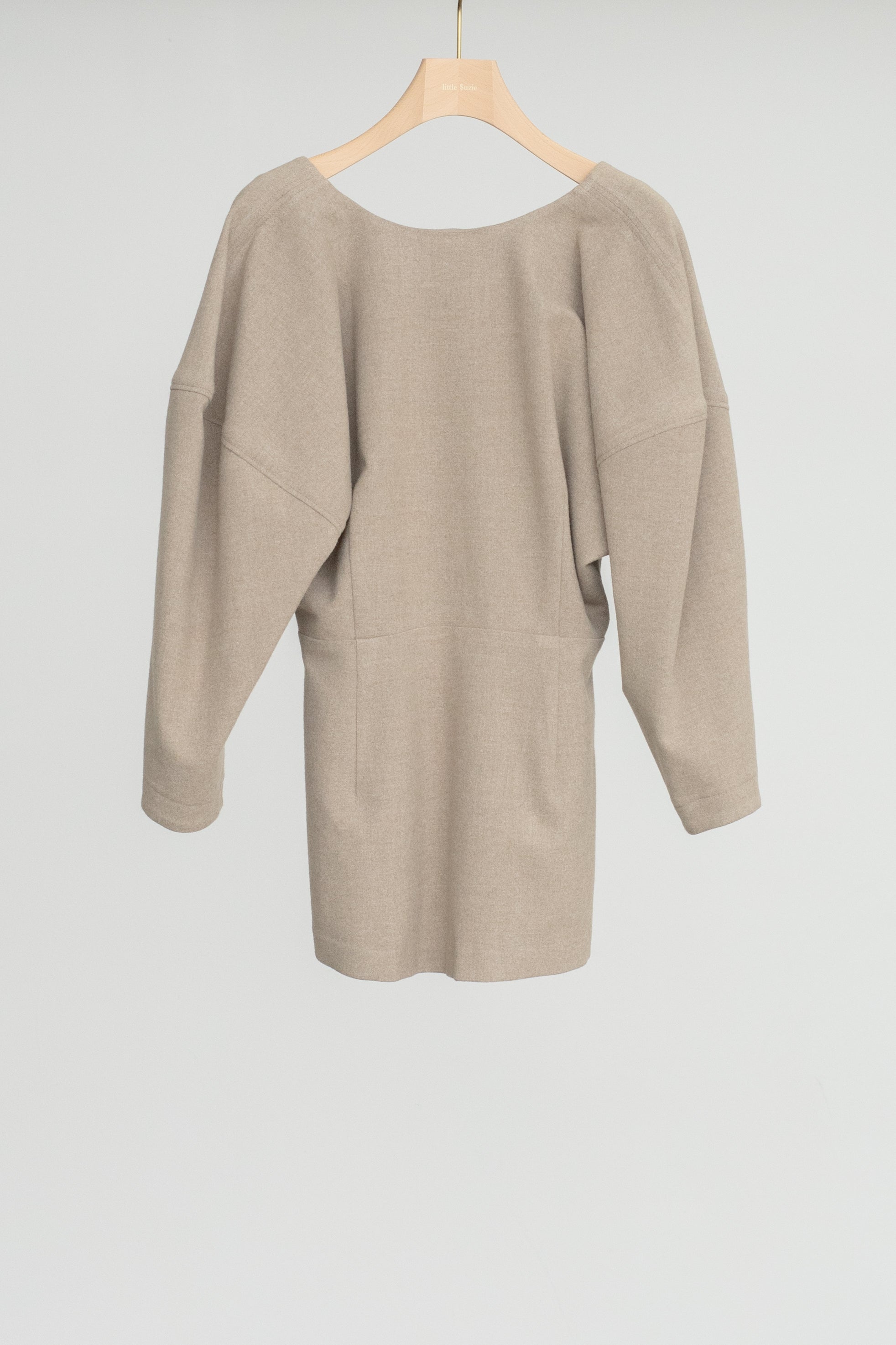 Velvet Peach TR Puff Sleeves Top (ls54552T)