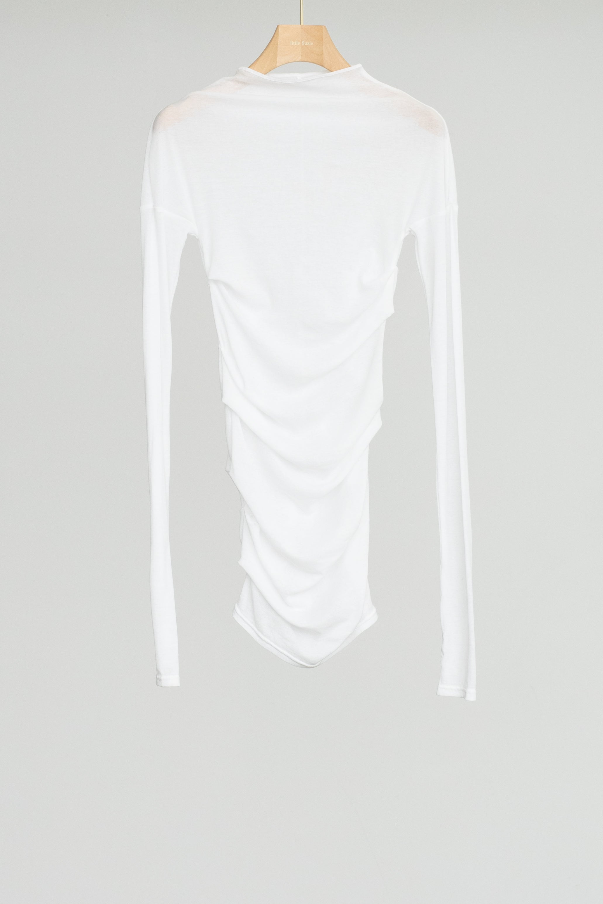 【Re stock】Sheer Fries Side Tuck Top (ls54534T)