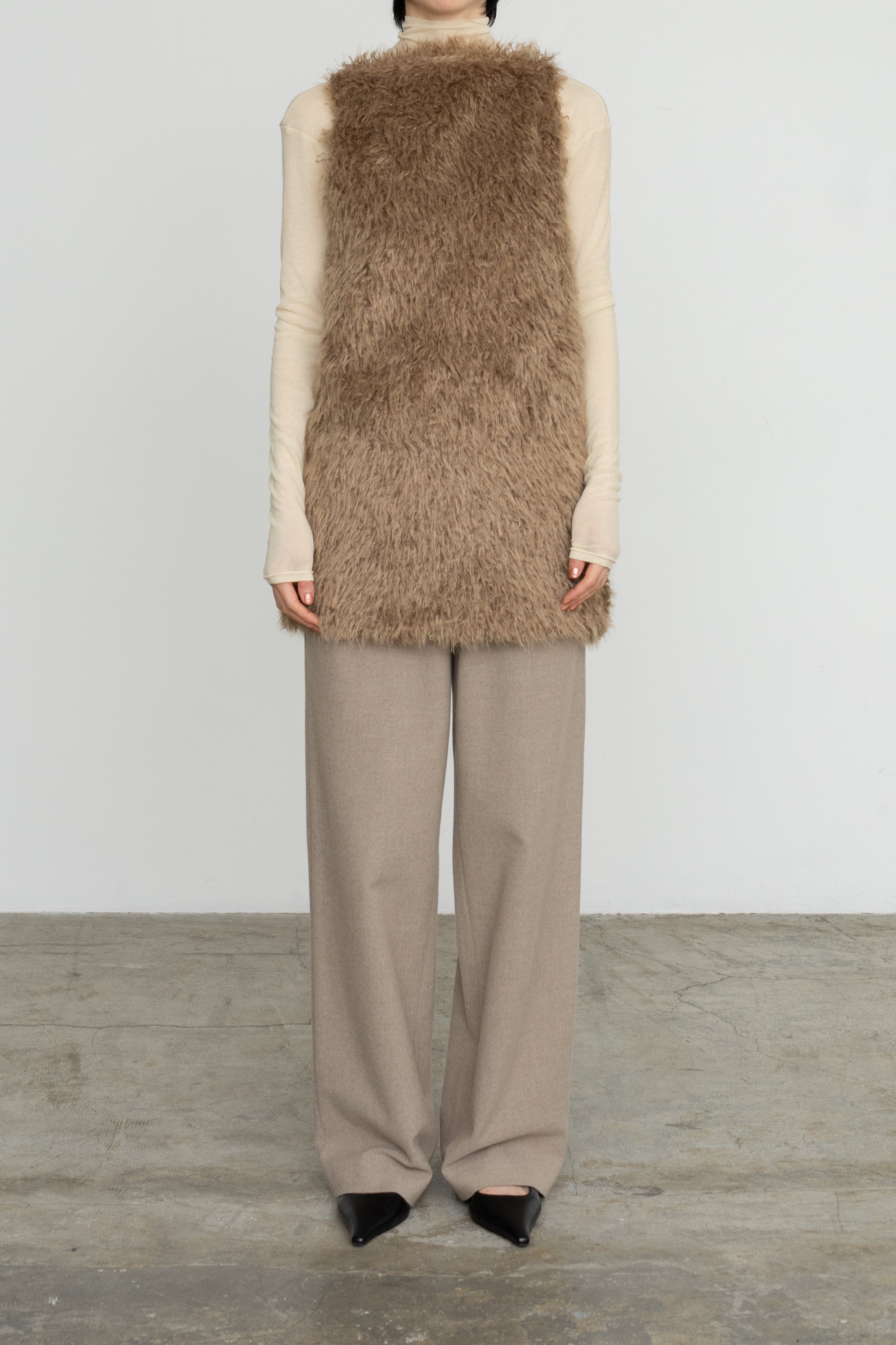 【Pre-order】Eco Fur 2way Skirt (ls54537S)