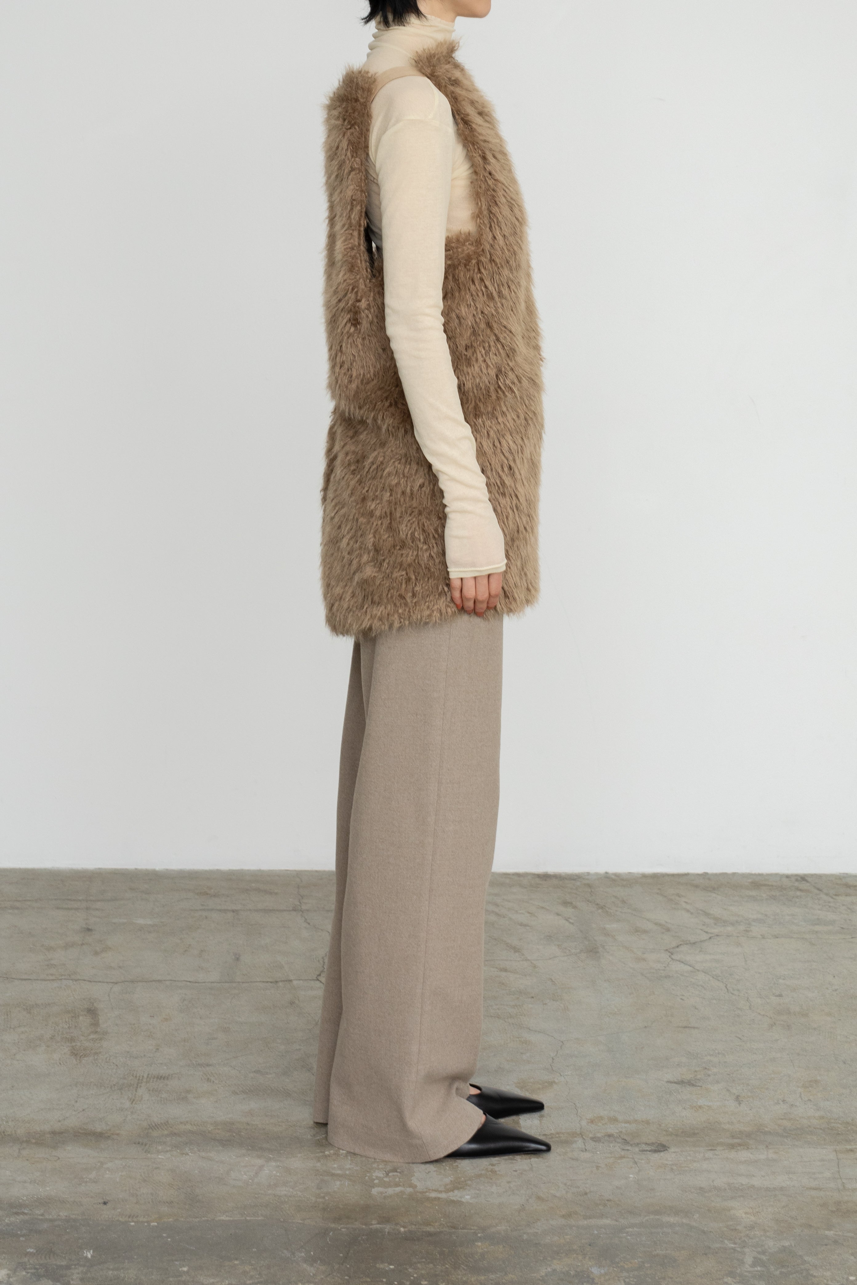 【Pre-order】Eco Fur 2way Skirt (ls54537S)