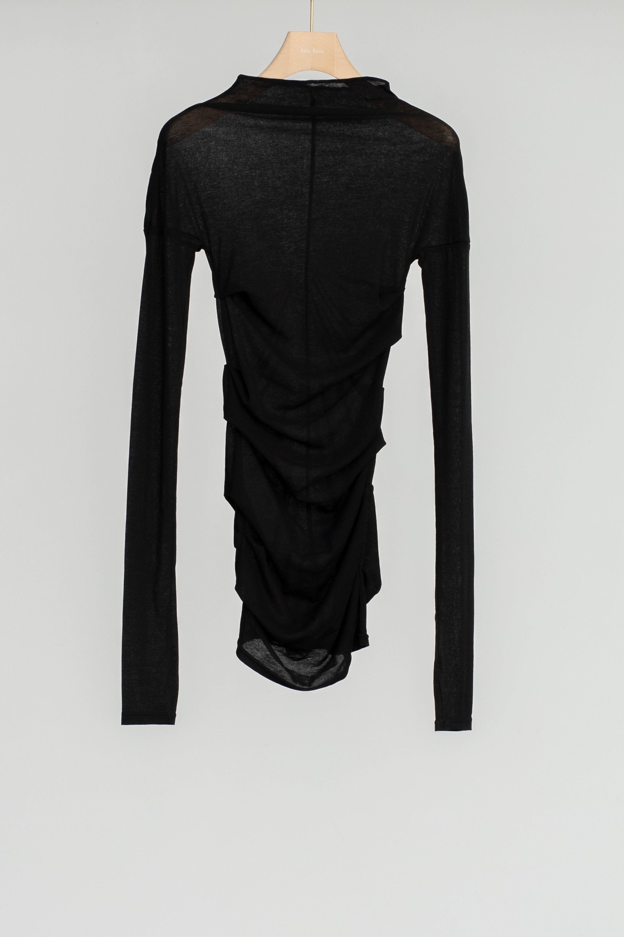 【Re stock】Sheer Fries Side Tuck Top (ls54534T)