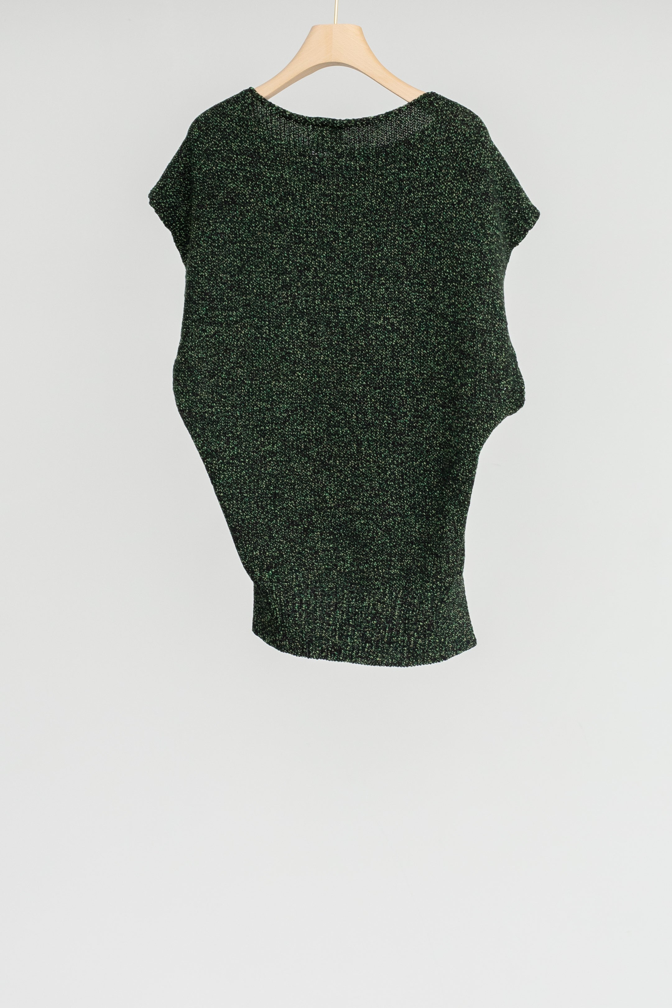 Wool Cotton Mix Color Knit Vest (ls54557K)