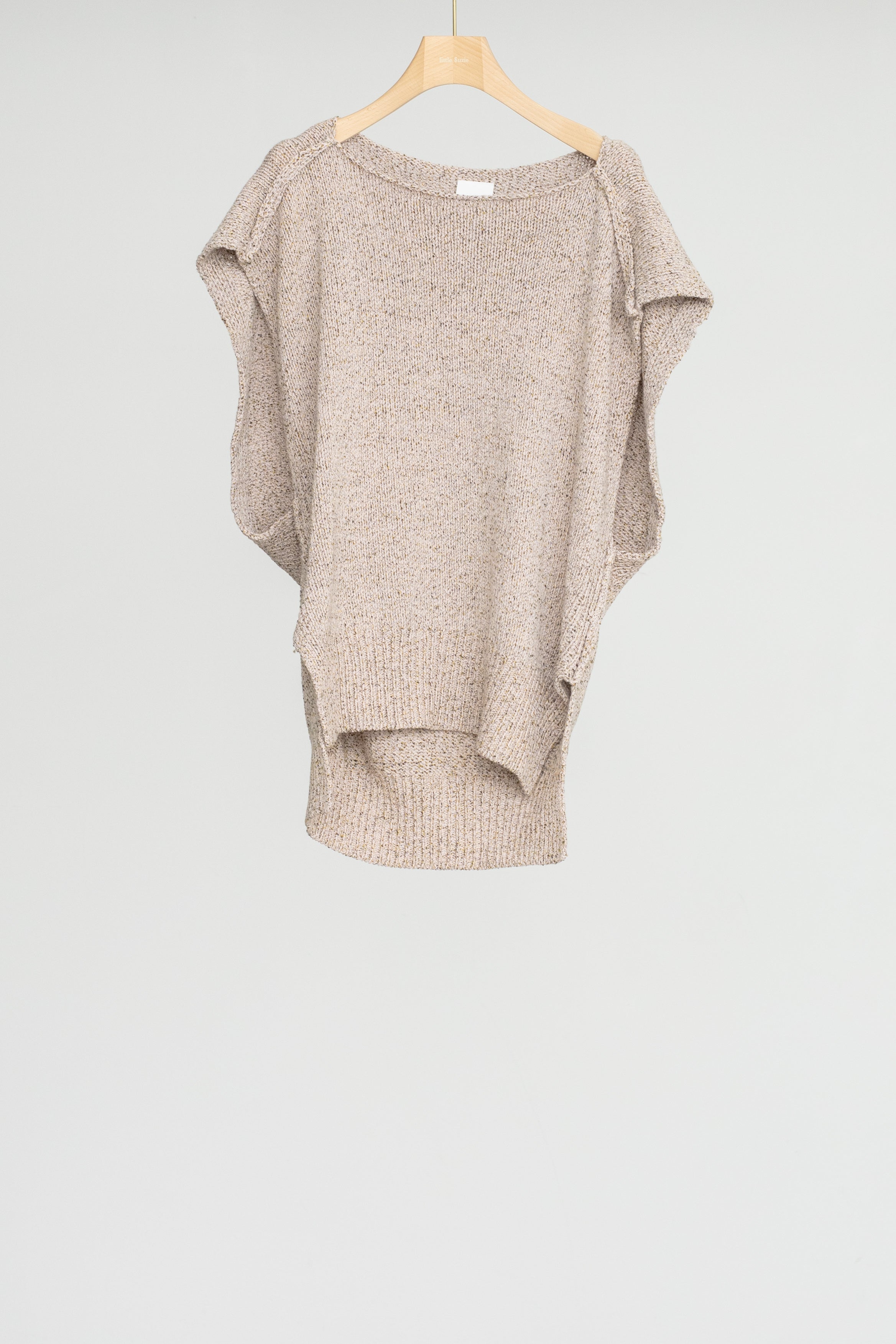 Wool Cotton Mix Color Knit Vest (ls54557K)