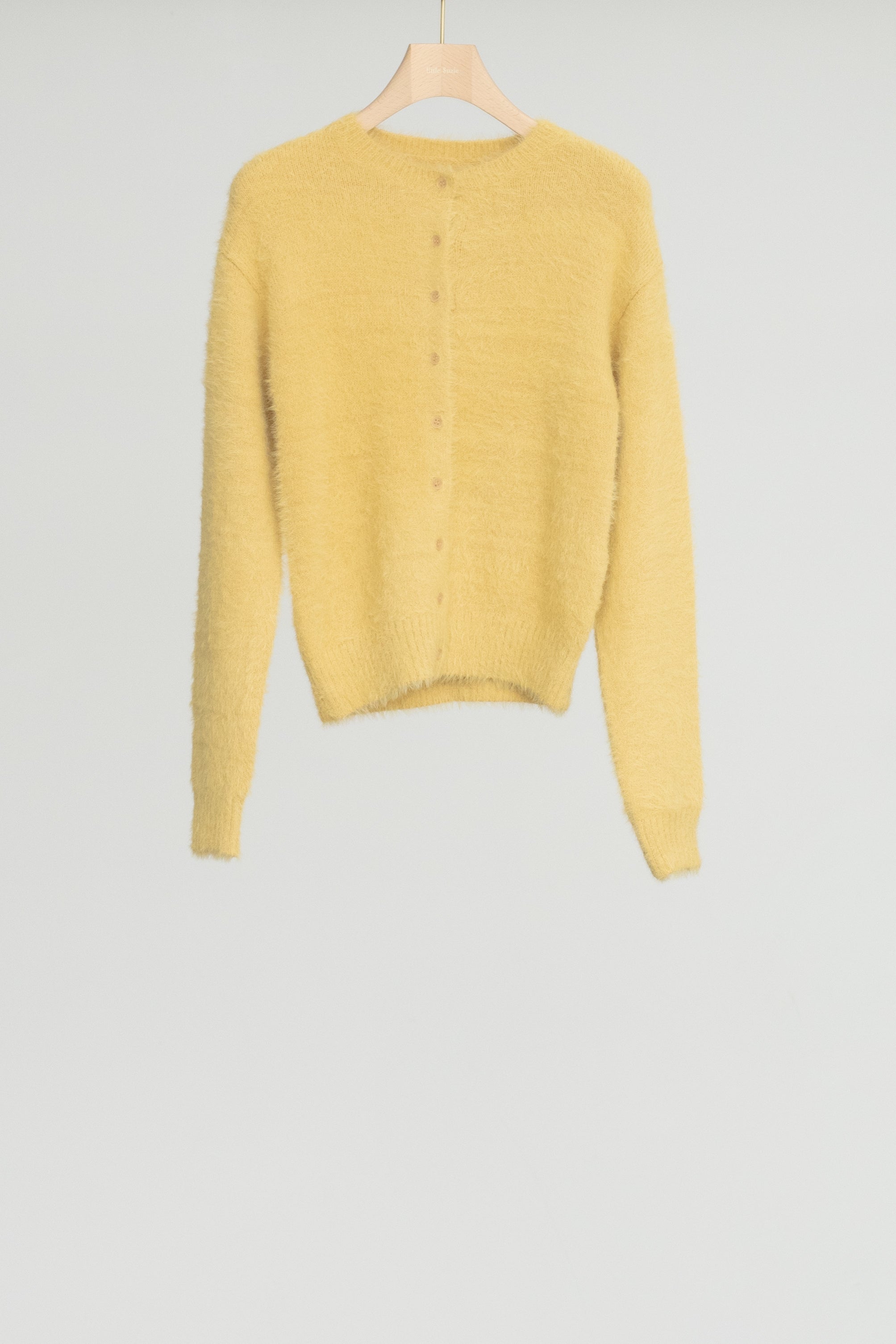 Nylon Fur Knit Cardigan (ls54531K)