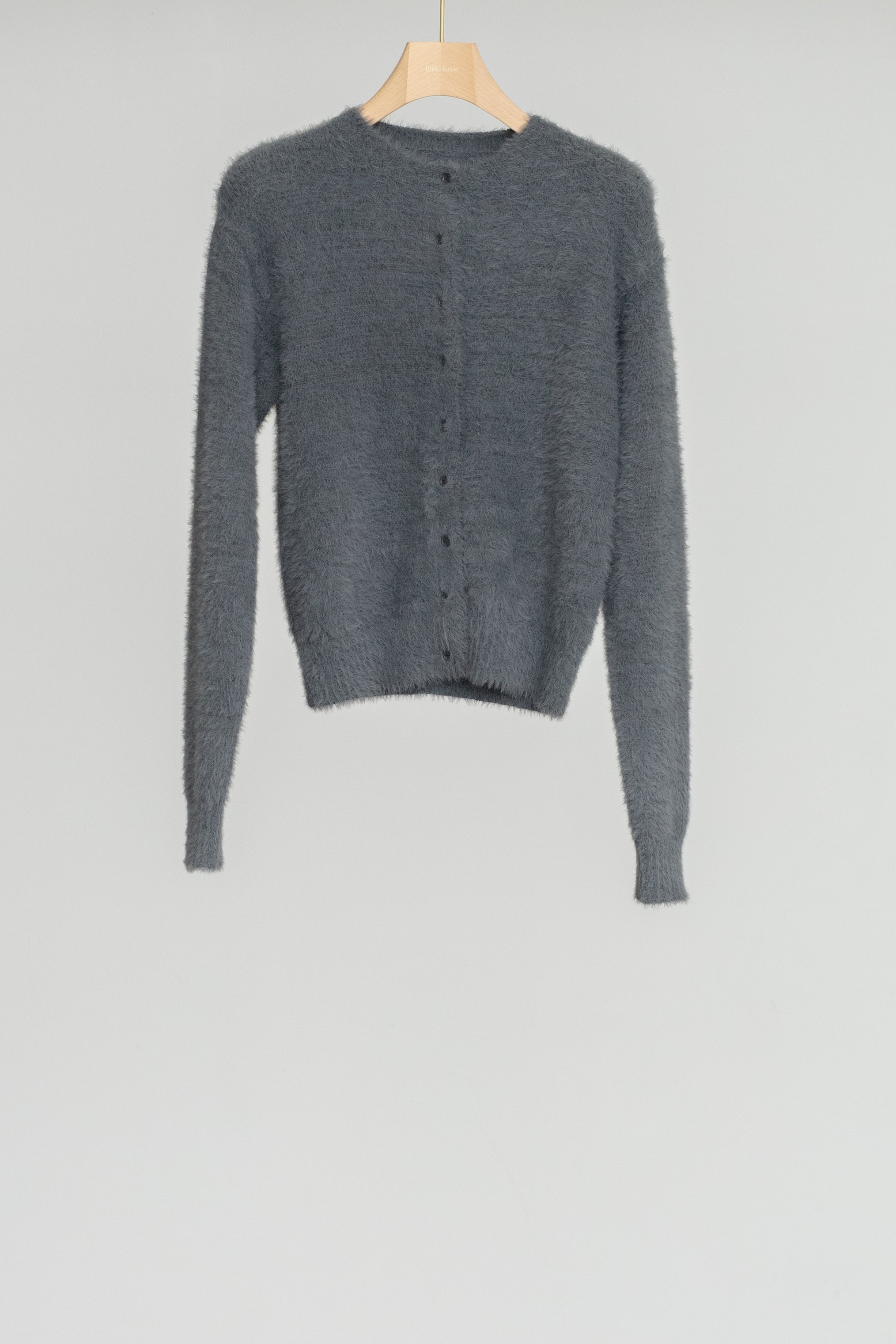 Nylon Fur Knit Cardigan (ls54531K)