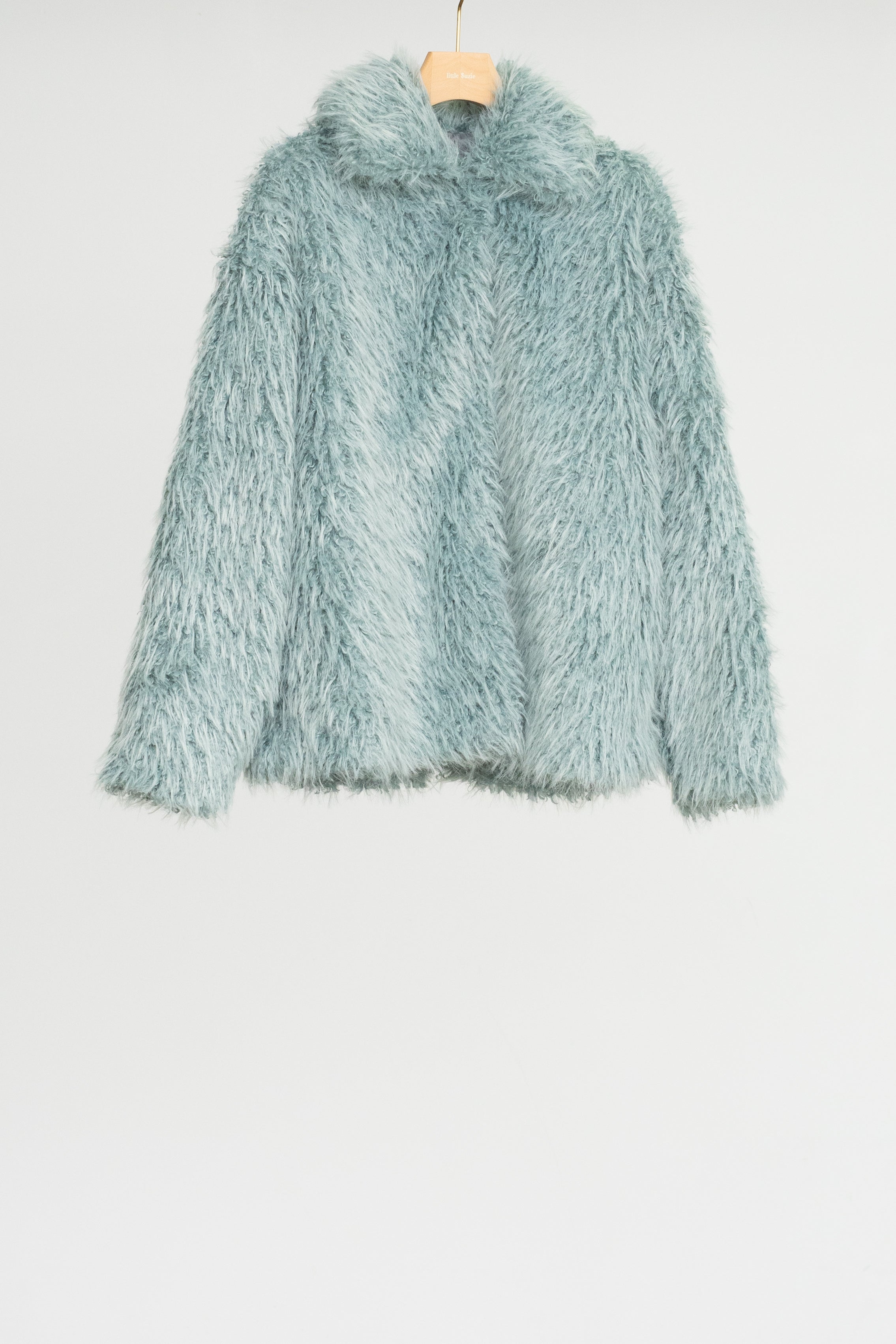 Eco Fur Snap Front Jacket (ls54536J)