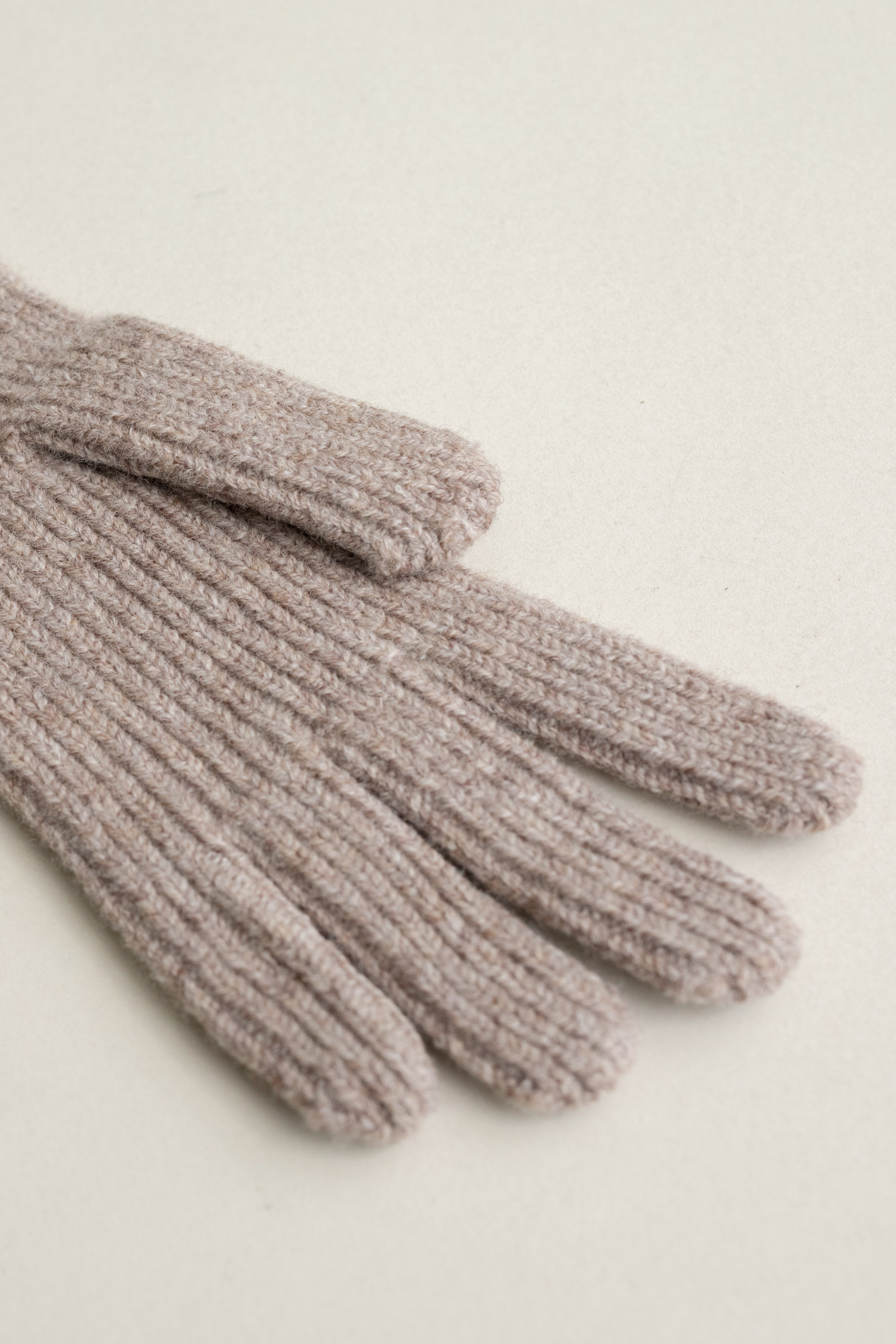 Extra Fine Merino Wool Knit Long Gloves (ls54558A)
