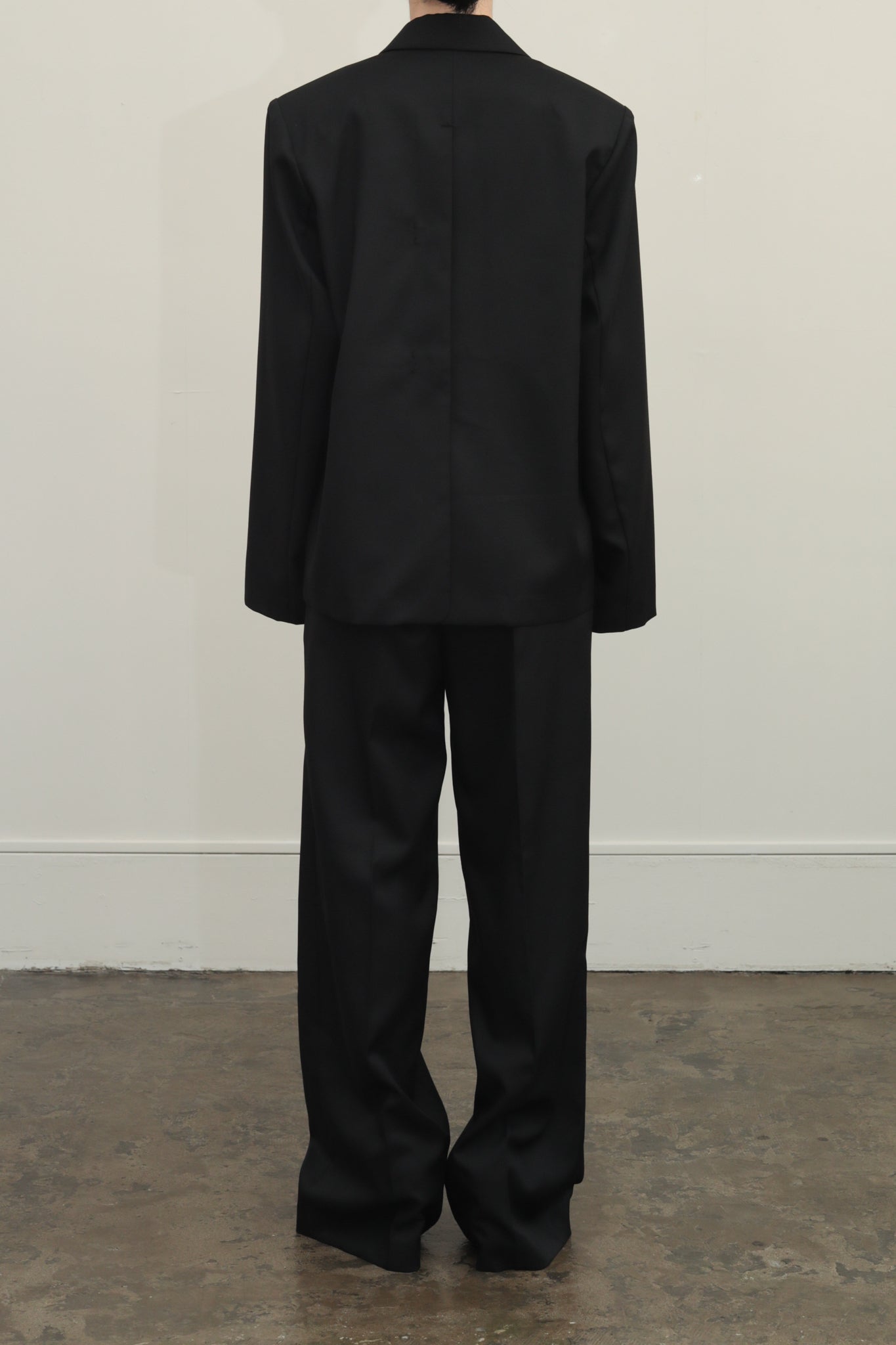 Wool Mix Back Open Summer Jacket(ls52505J)