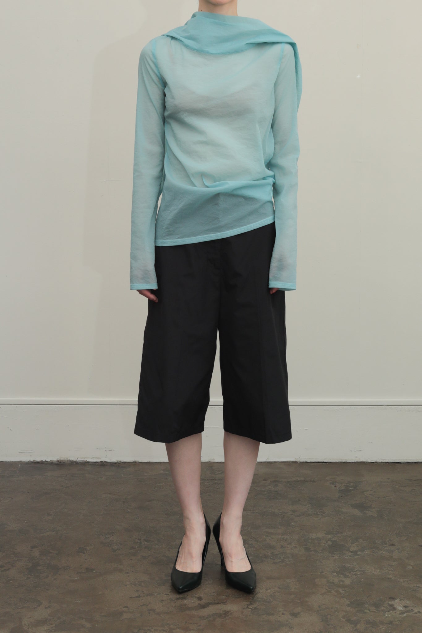 Sustainable Lawn Half Slacks(ls52514P)