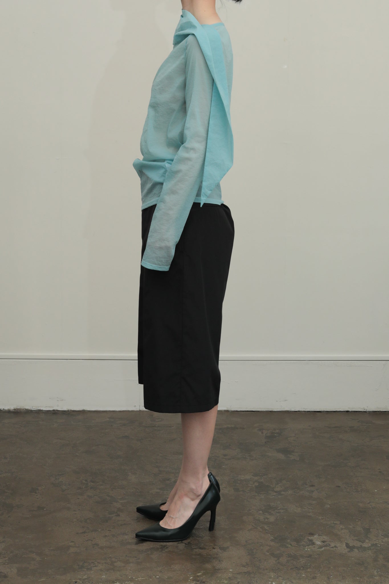 Sustainable Lawn Half Slacks(ls52514P)