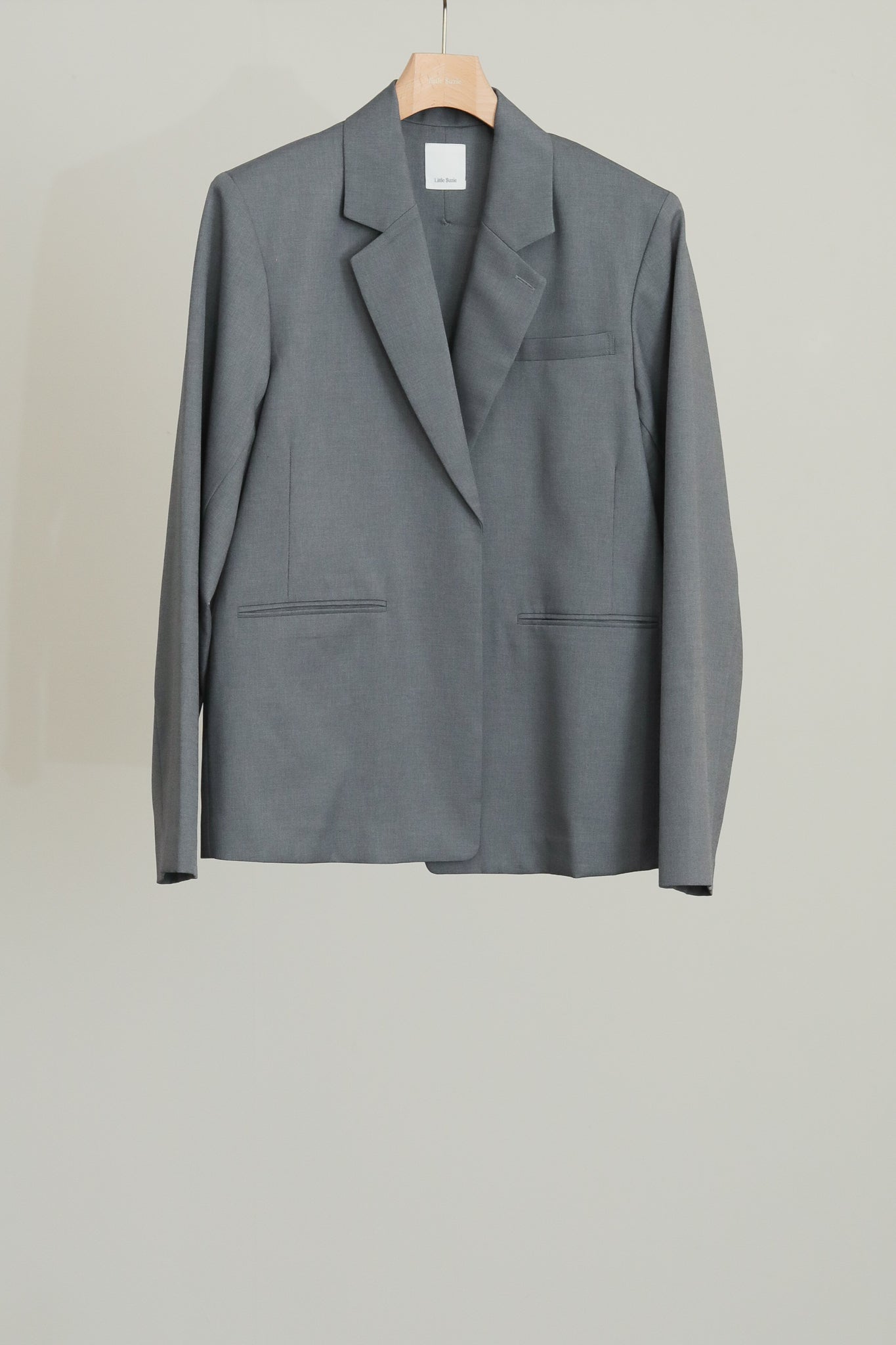 Wool Mix Back Open Summer Jacket(ls52505J)