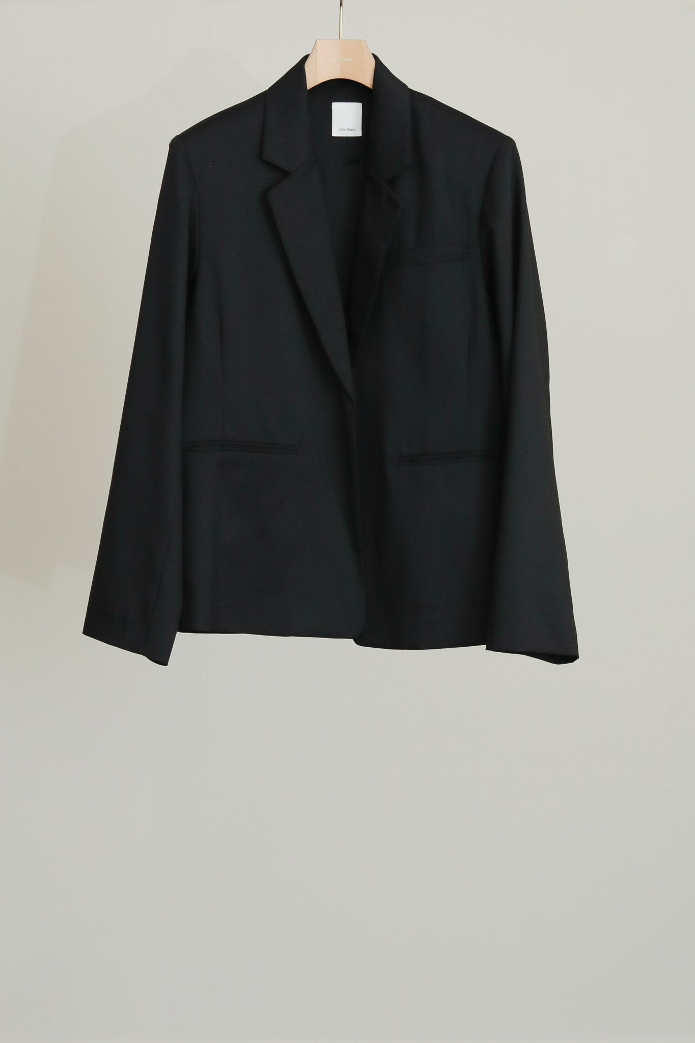 Wool Mix Back Open Summer Jacket(ls52505J)