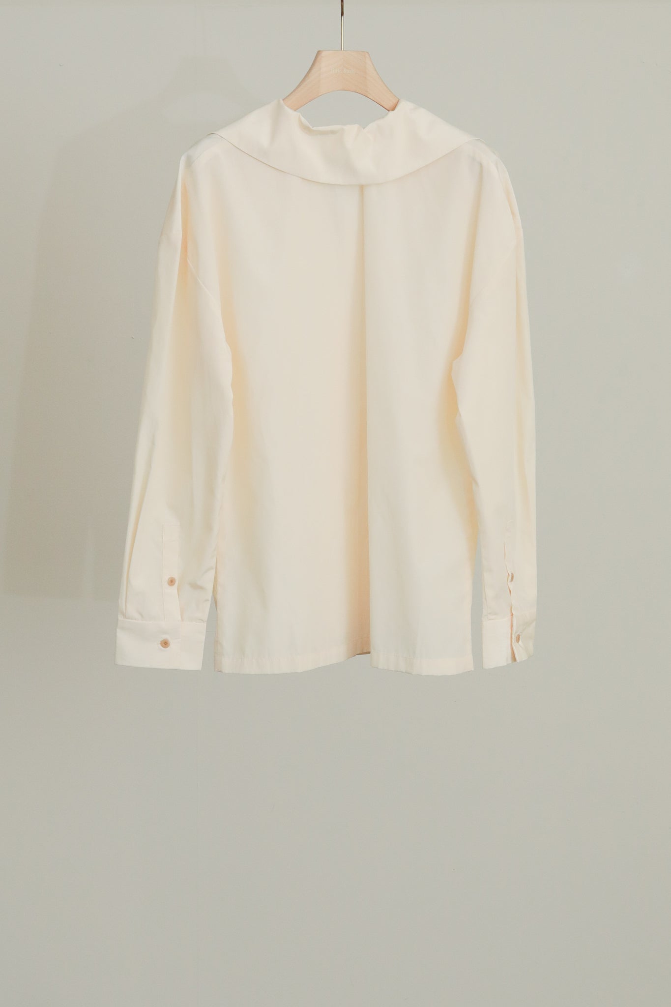 Sustainable Lawn 2way Big Collar Shirt(ls52513T)