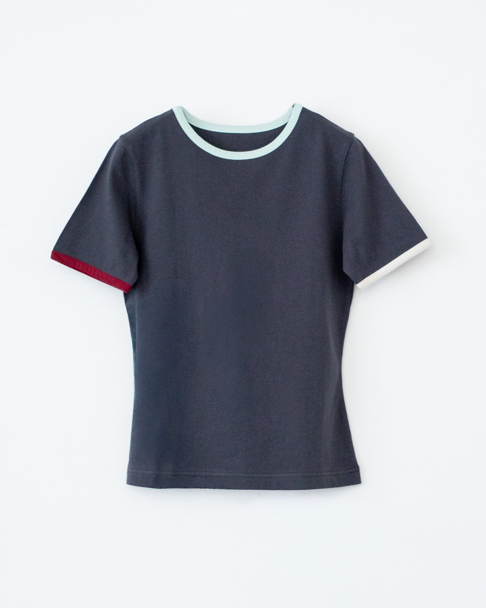 Multi Color Piping Fitted Tee(ls64629T)