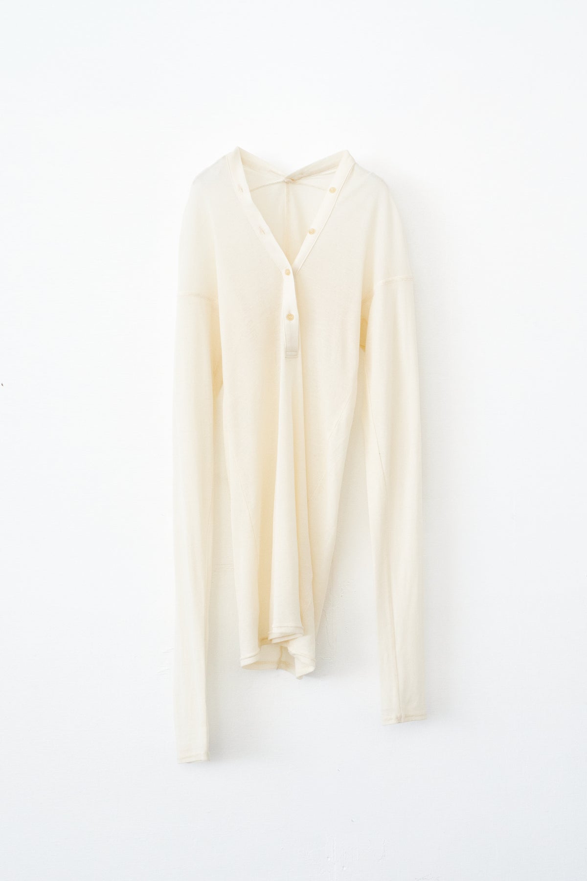 【展示会/後】Sheer Fraise Distorted Henry (ls64599T) ¥19,800-