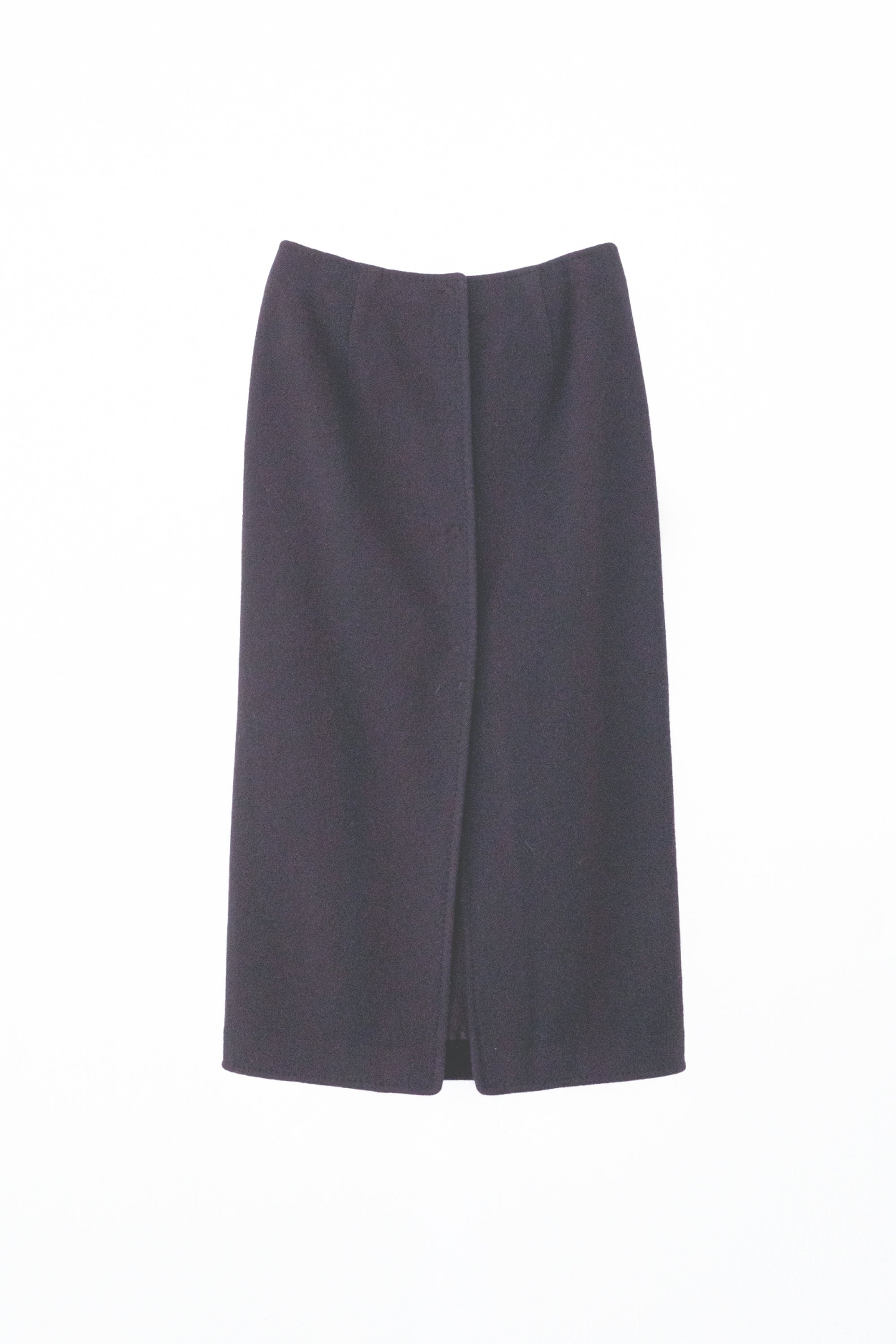 【展示会/後】Recycled Wool Nylon Wrapped Skirt (ls64603S) ¥37,400-