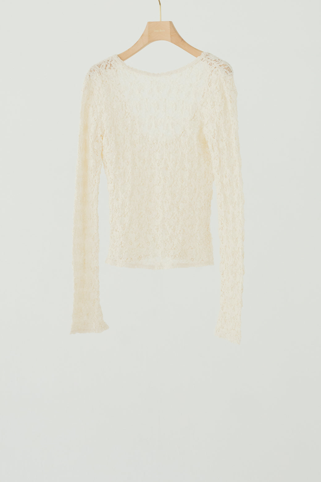 【展示会/後】Cotton Shrink Lace 2way Top (ls62580T) ¥18,700-