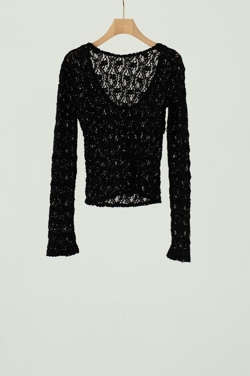 【展示会/後】Cotton Shrink Lace 2way Top (ls62580T) ¥18,700-