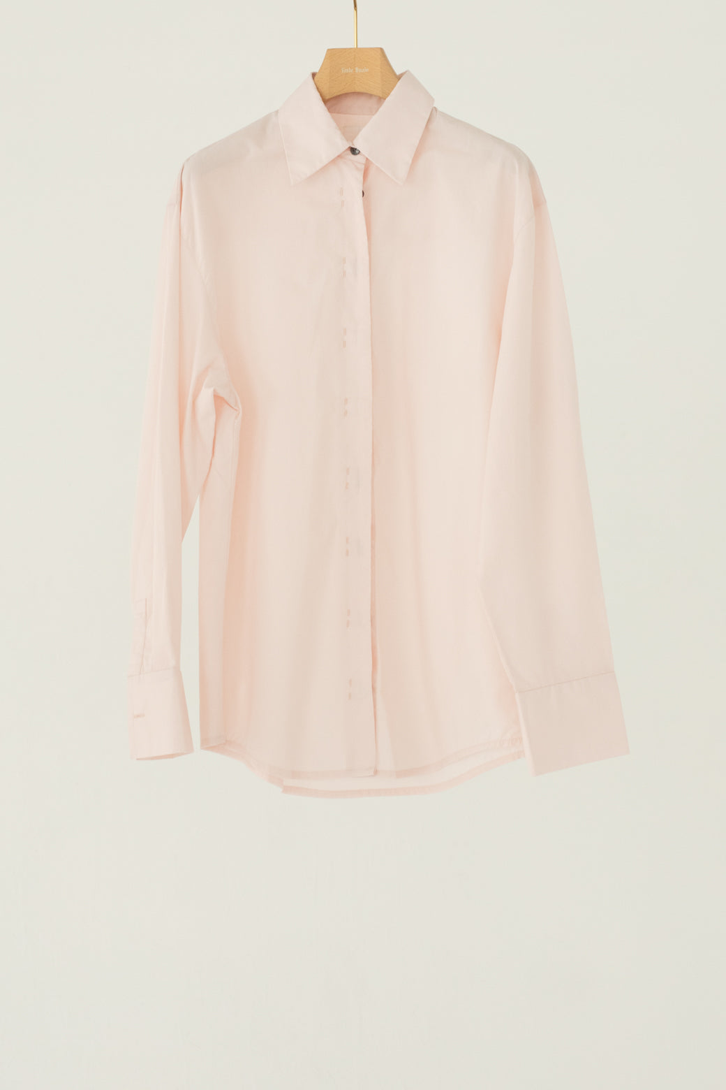 【展示会/先】Cotton Broad Oversized Shirt (ls62583T)