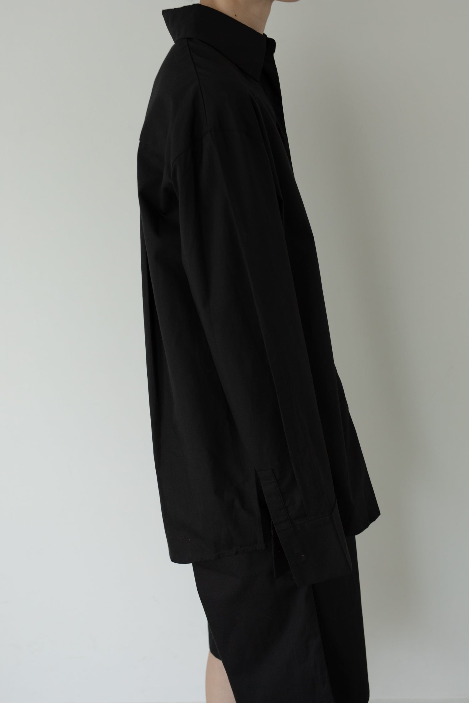 【展示会/先】Cotton Broad Oversized Shirt (ls62583T)