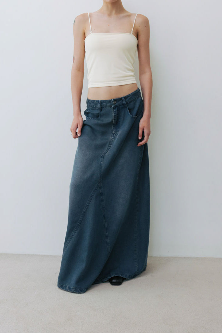 【Studio Doe】A-line Denim Skirt(DN-258TLK09)