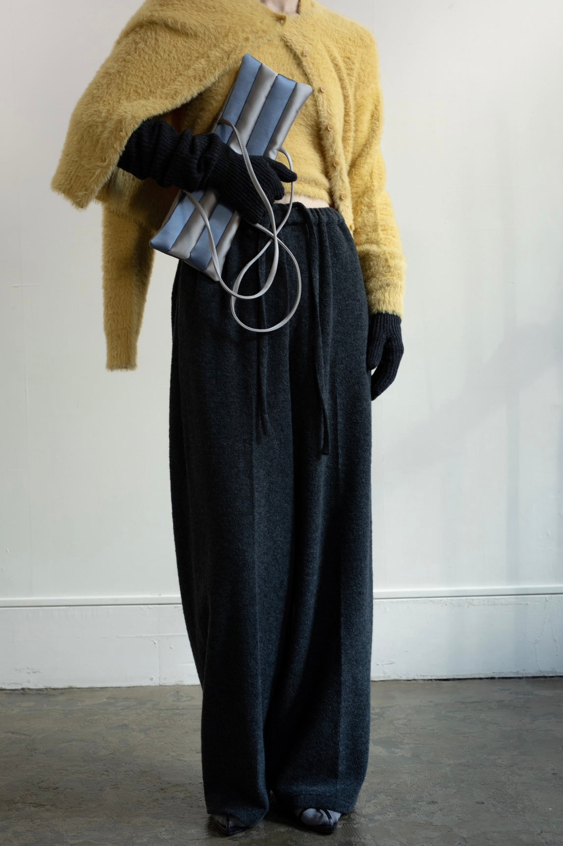 Wool Boucle Pajama Pants (ls54555P)