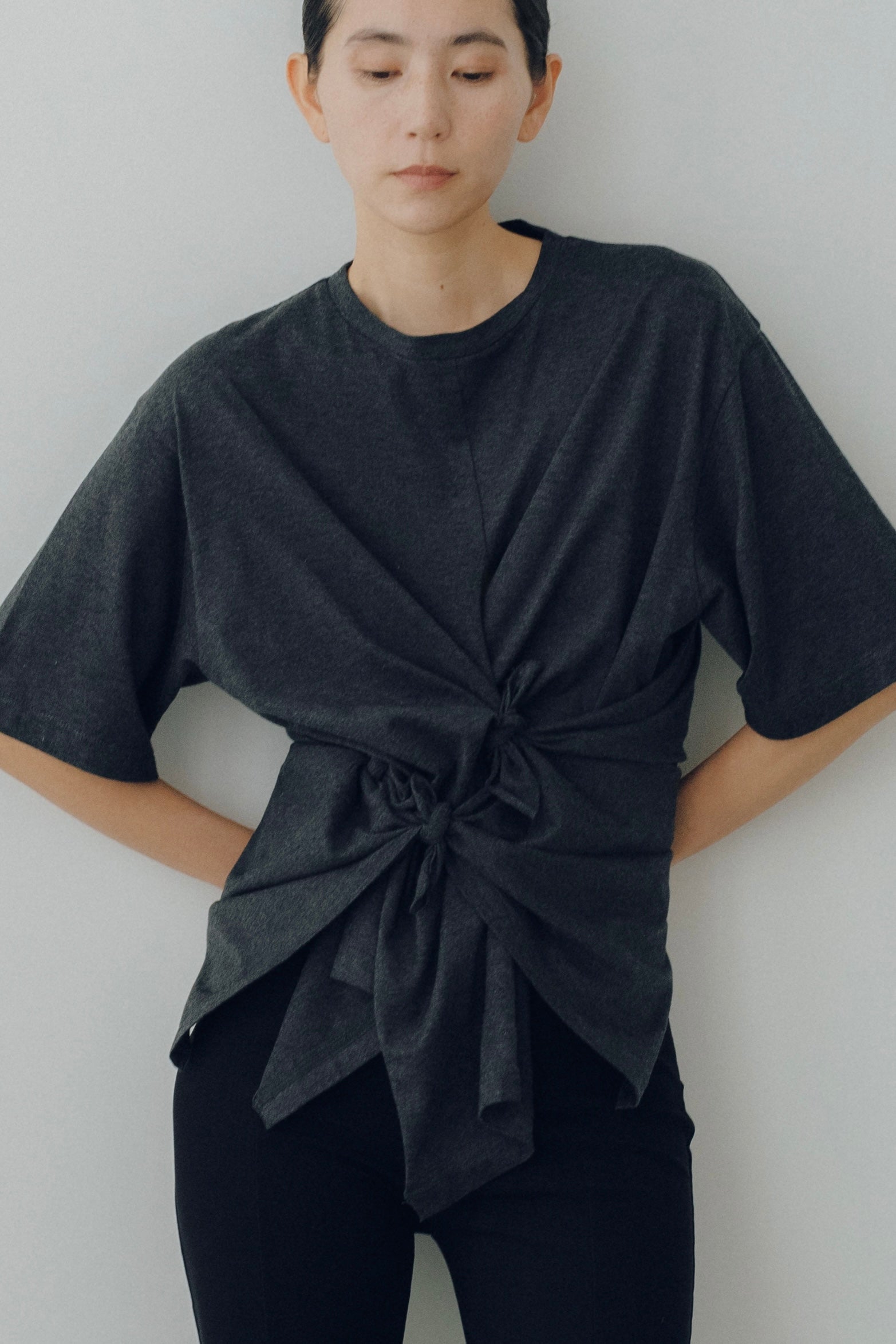 Supima Cotton Knotted S/S Tee (ls62587T)