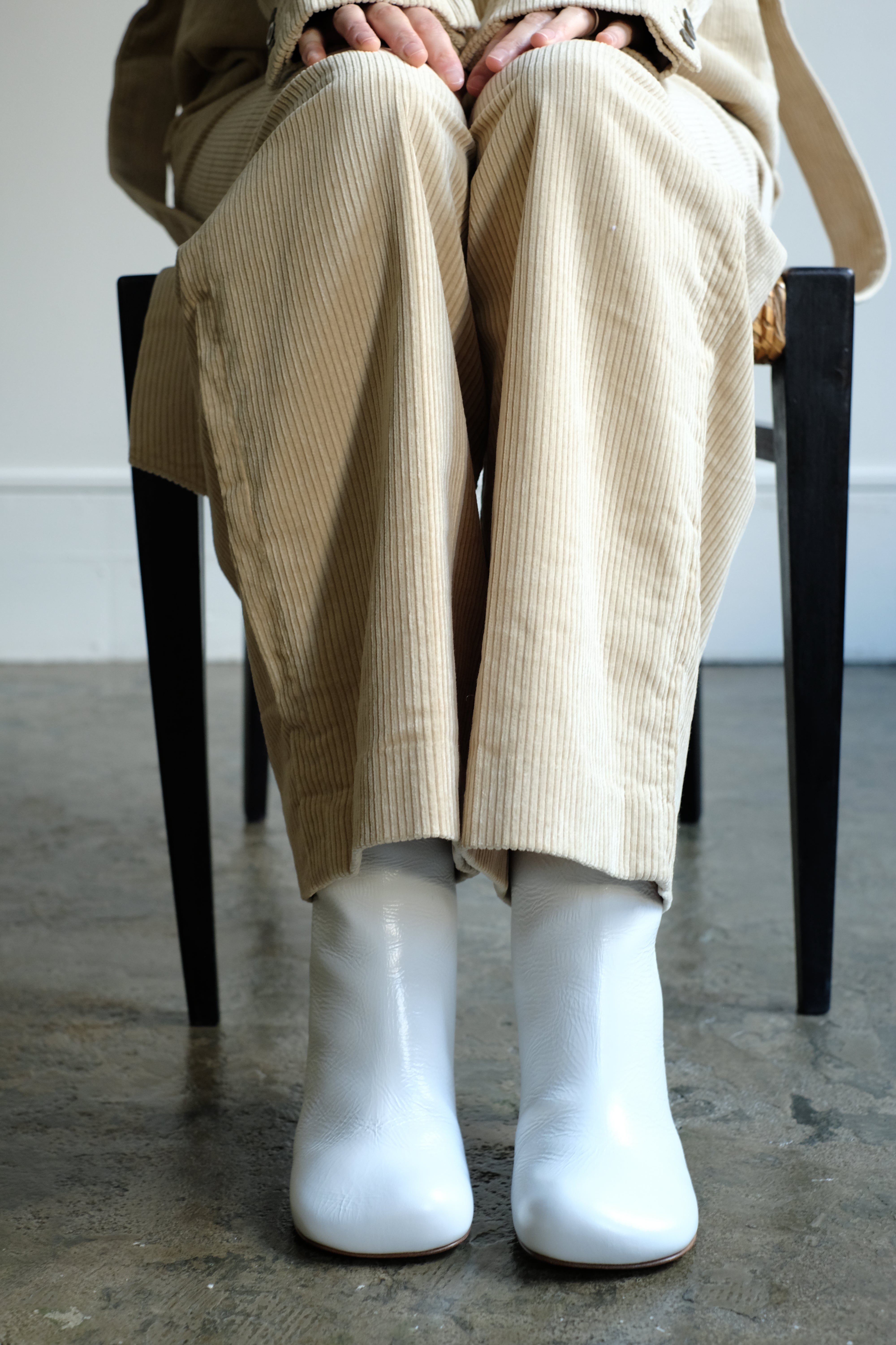 Corduroy Suspenders Wide Pants(ls116P)