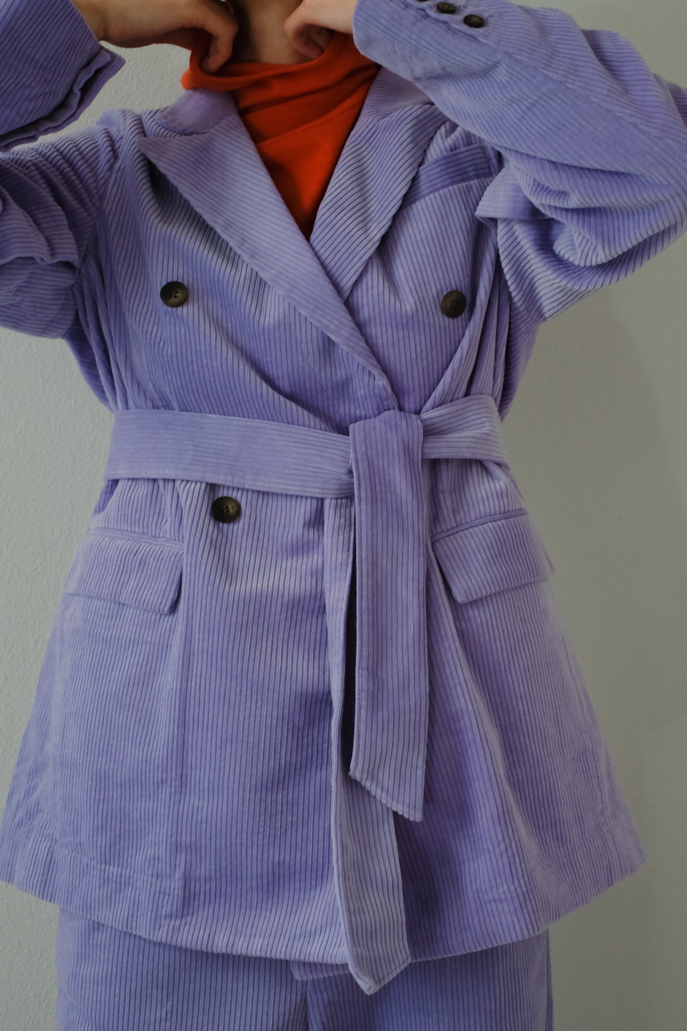 Extra Fine Merino Wool Hooded Knit(ls34399K)