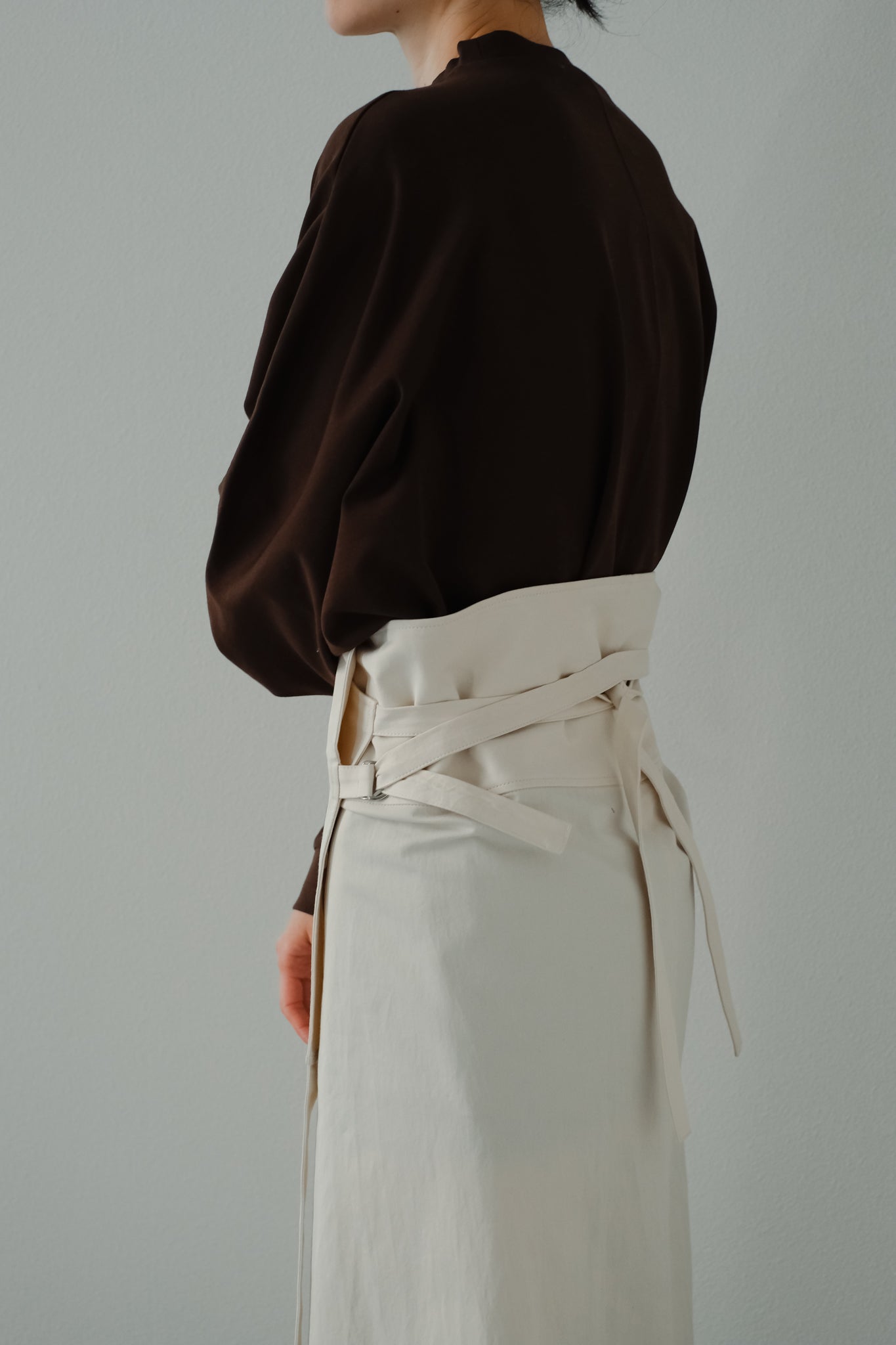 Curve Switching Dolman Sleeves Tops (ls24330T)