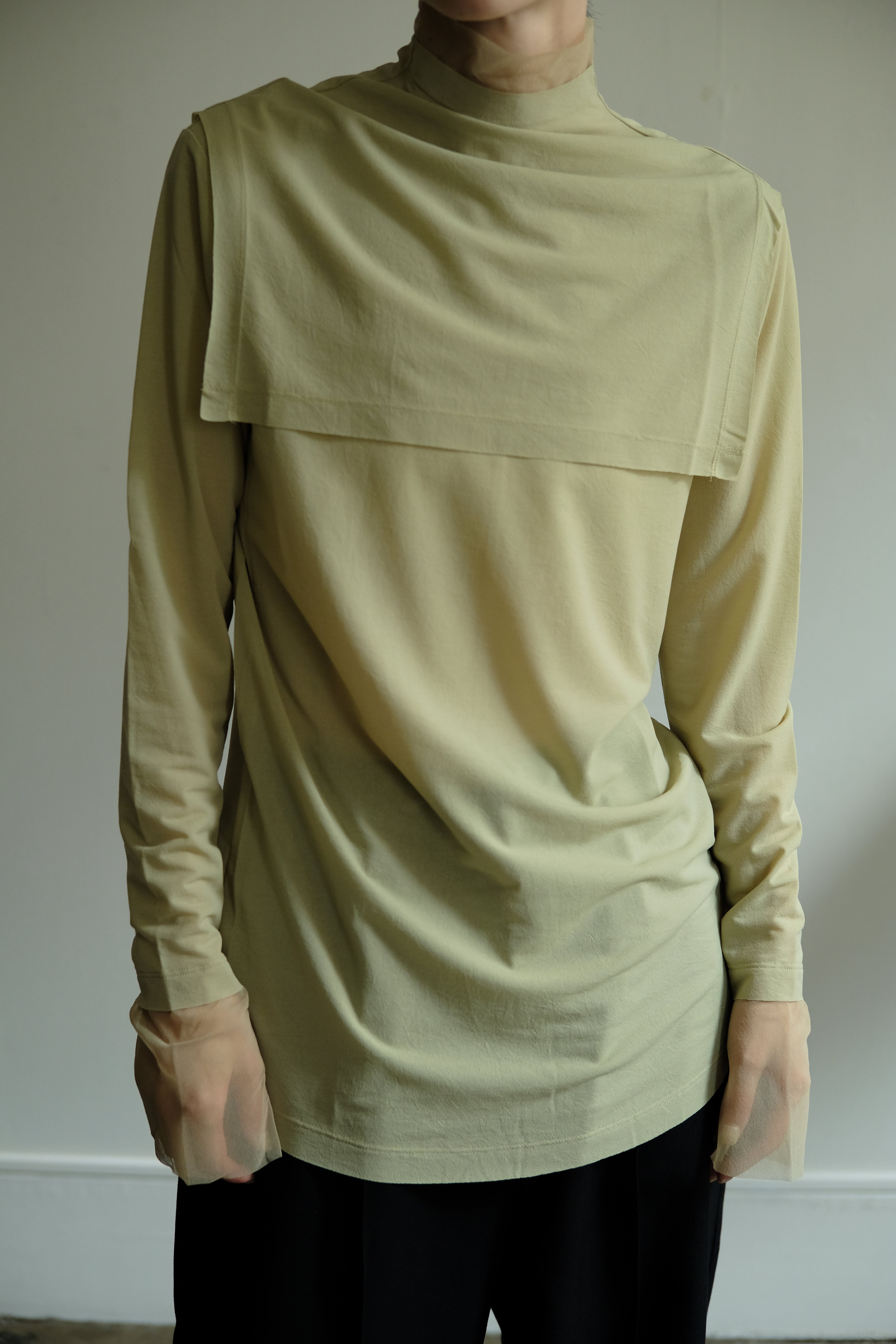 High-neck Sailor Tops(ls11208T)