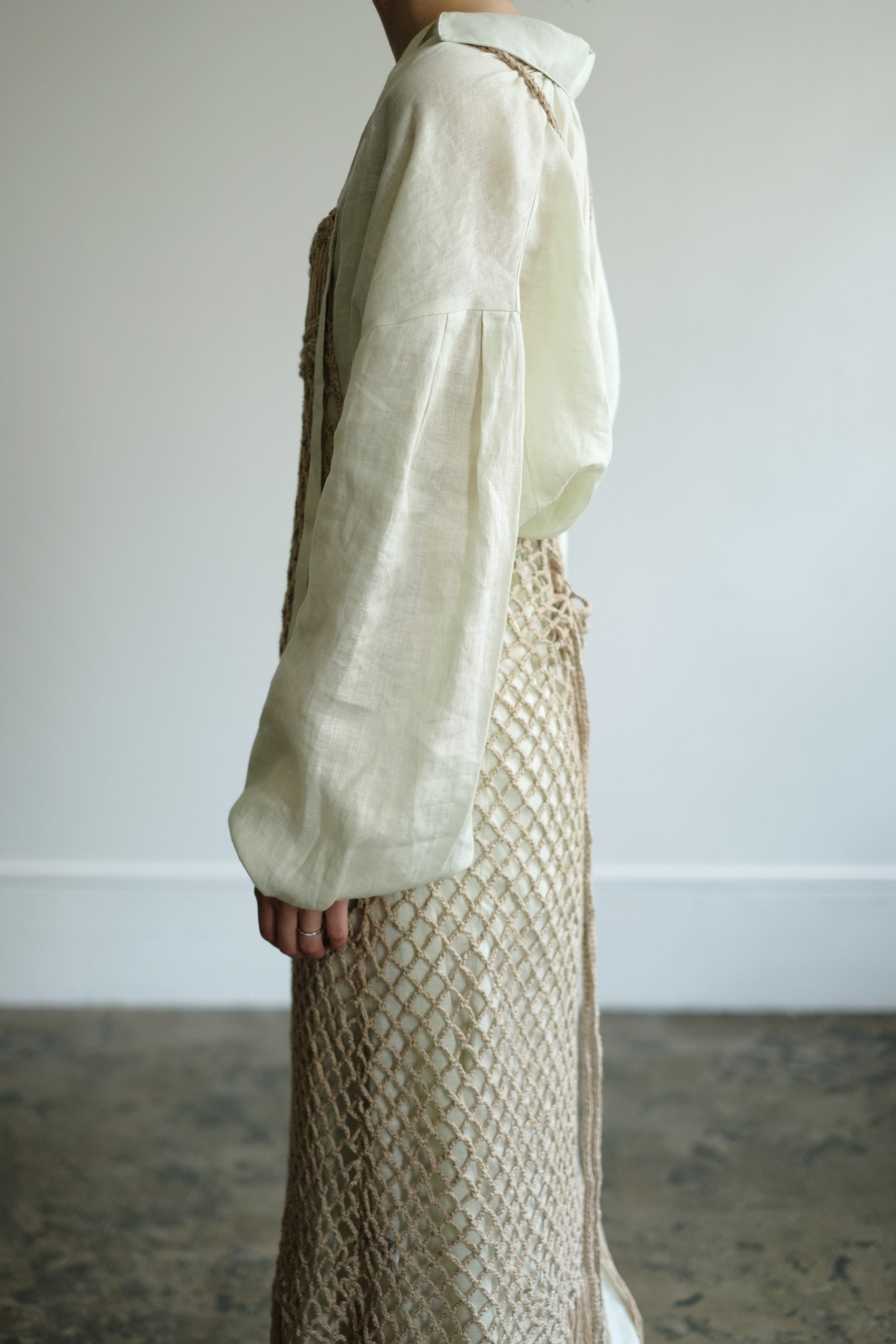 Handmade Macrame Knit Dress(ls087)