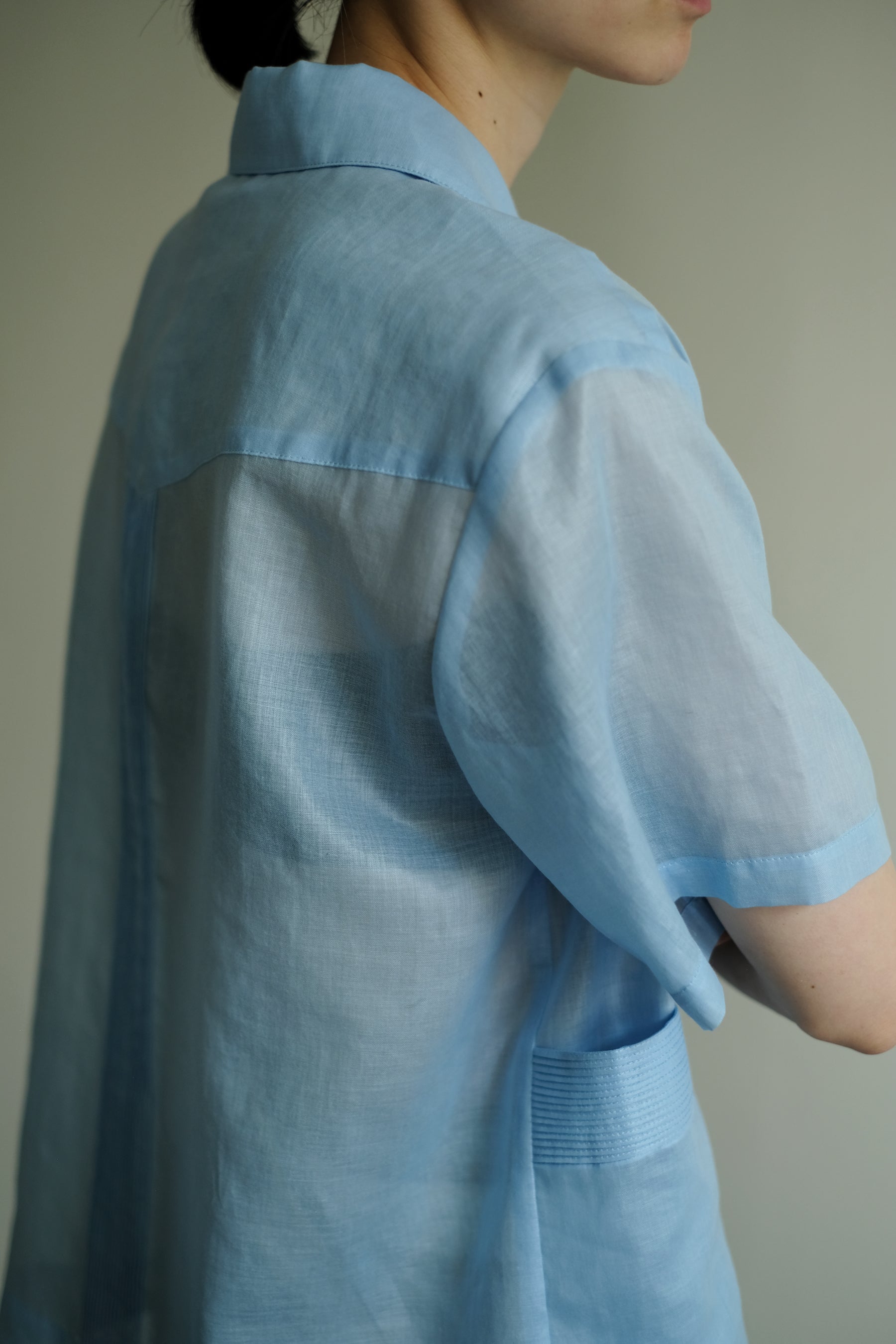 Chintz Sheer Cuba Shirts(ls12236T)