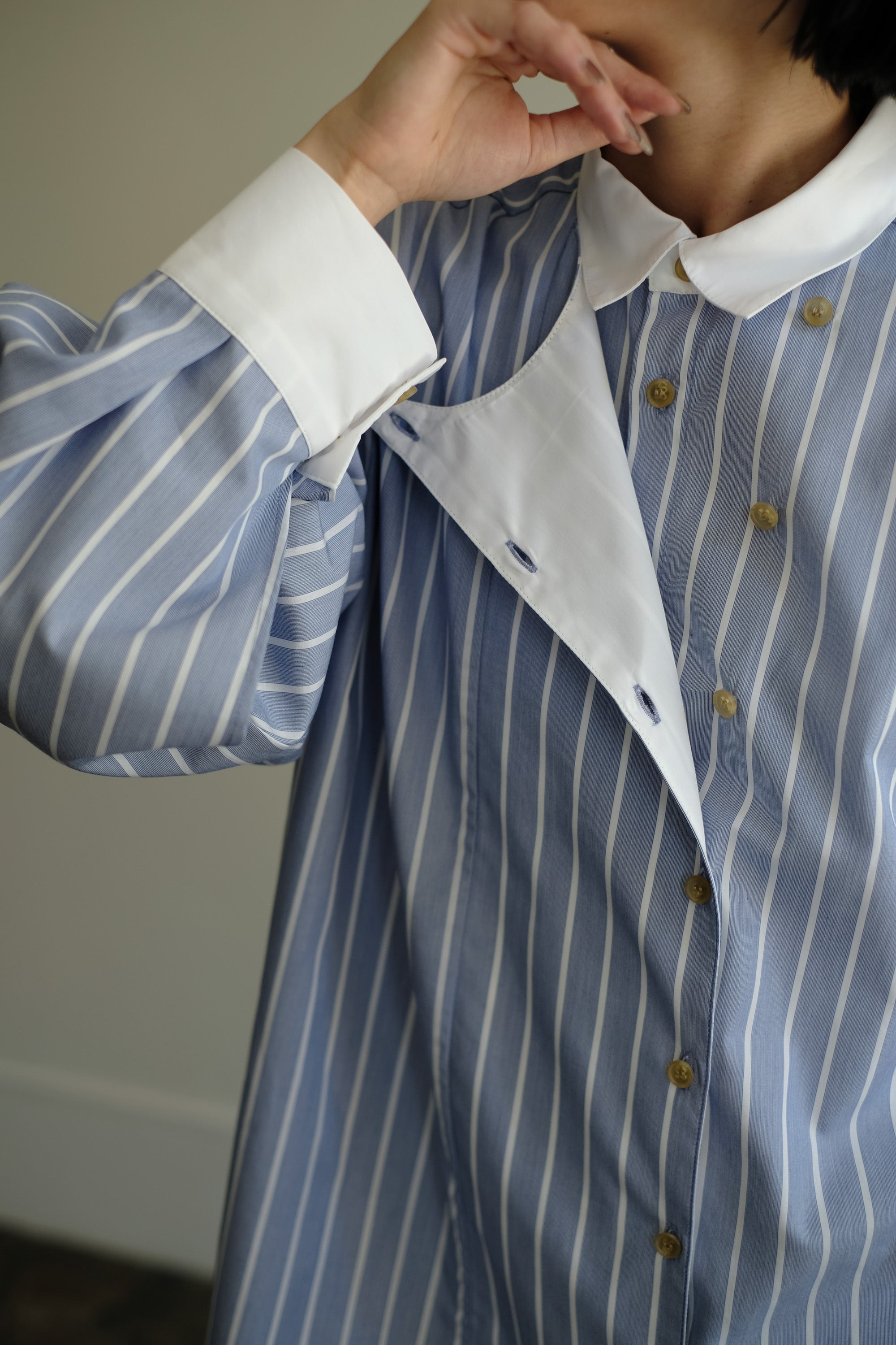 Double Front Dress Shirt(ls24341T)