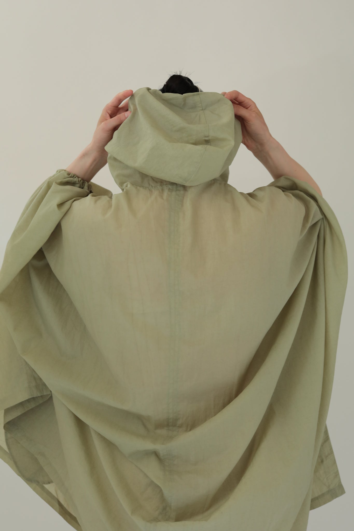 Hoodie Big Nylon Mantle(ls160J)