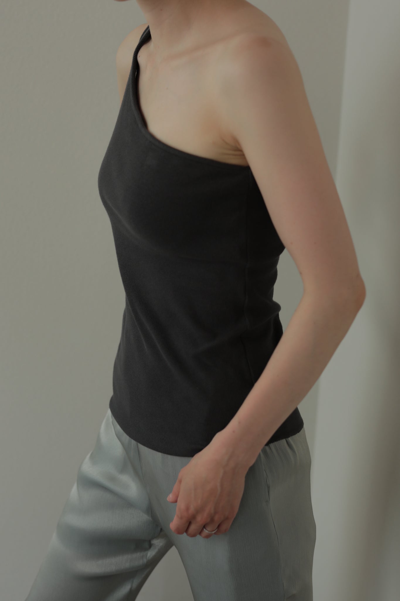 One Shoulder Bra Tank(ls107T)