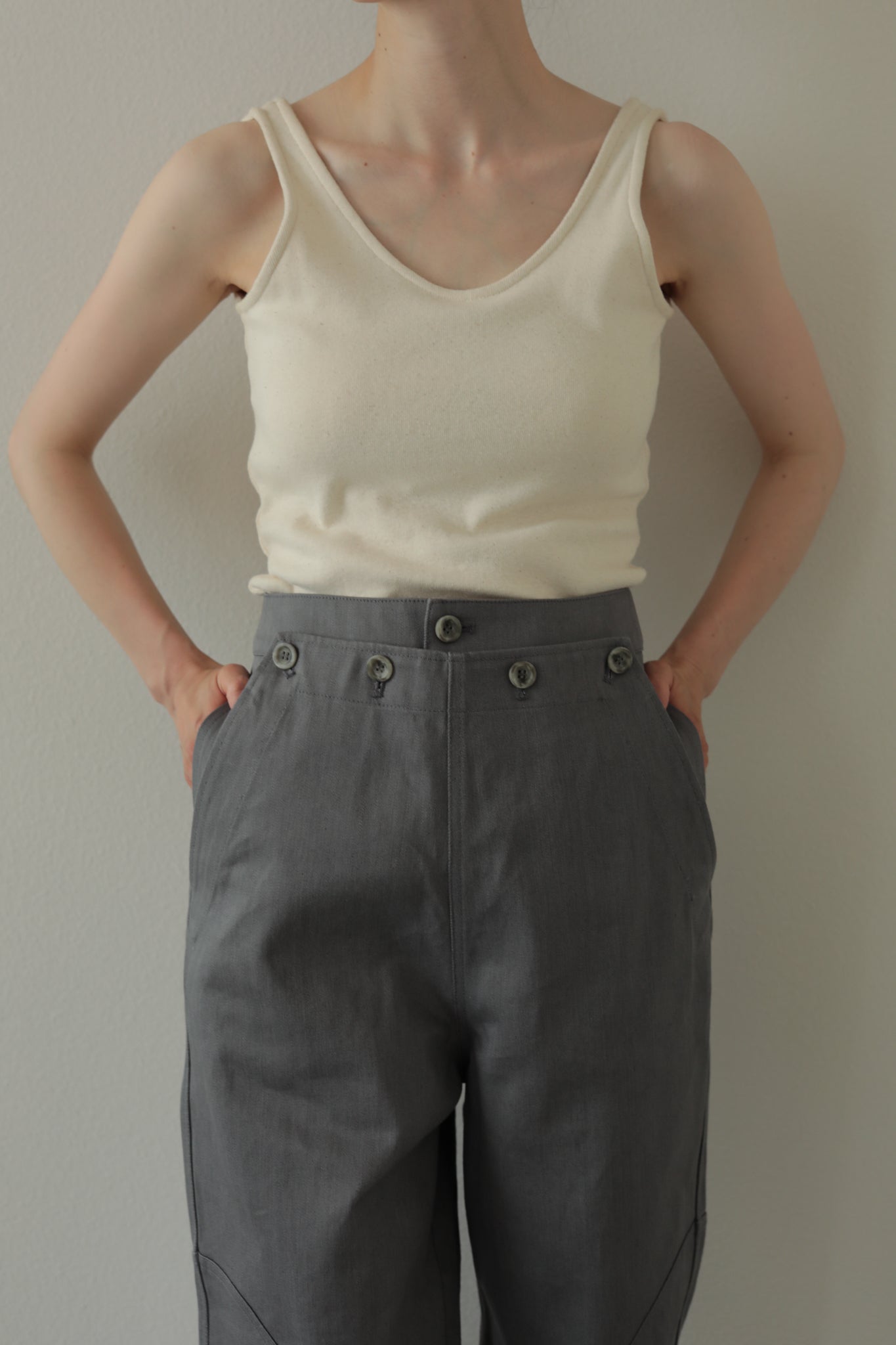 【Online限定】Knee Switch Denim Marine Pants(ls11203P)