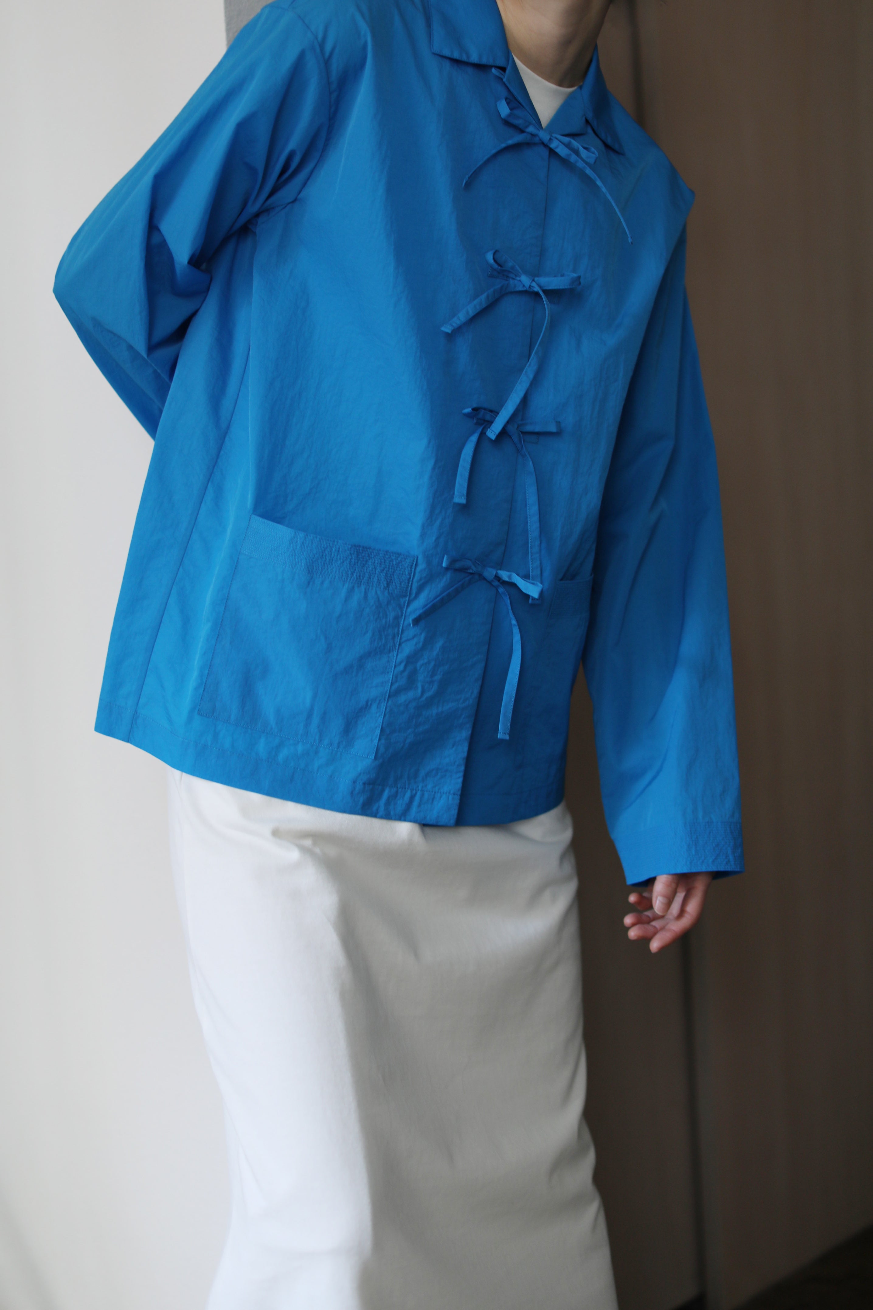 Open Collar Pajamas Shirt(ls22277T)